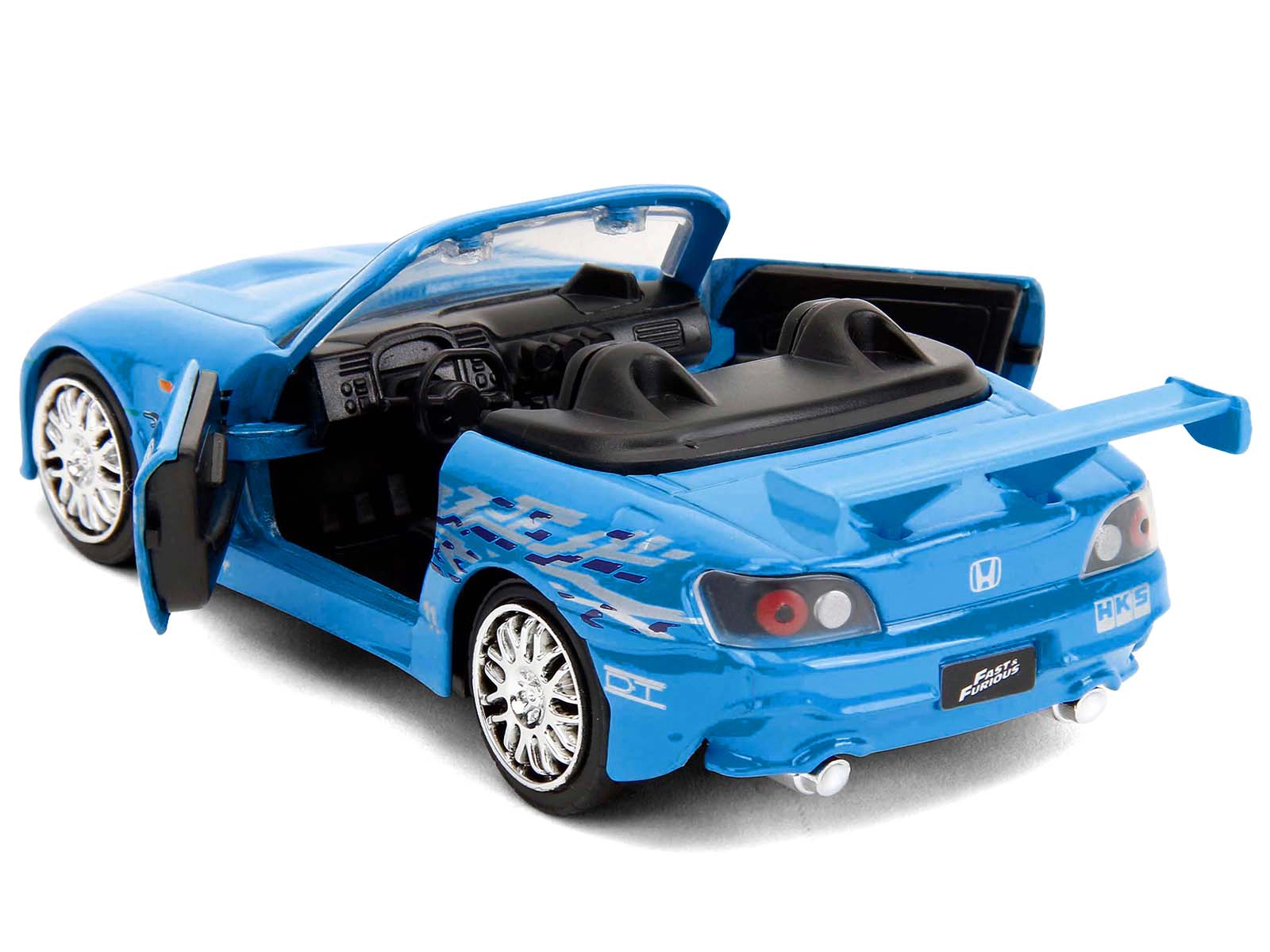 Jada 2001 Honda S2000 Convertible with Graphics "Fast & Furious Remix