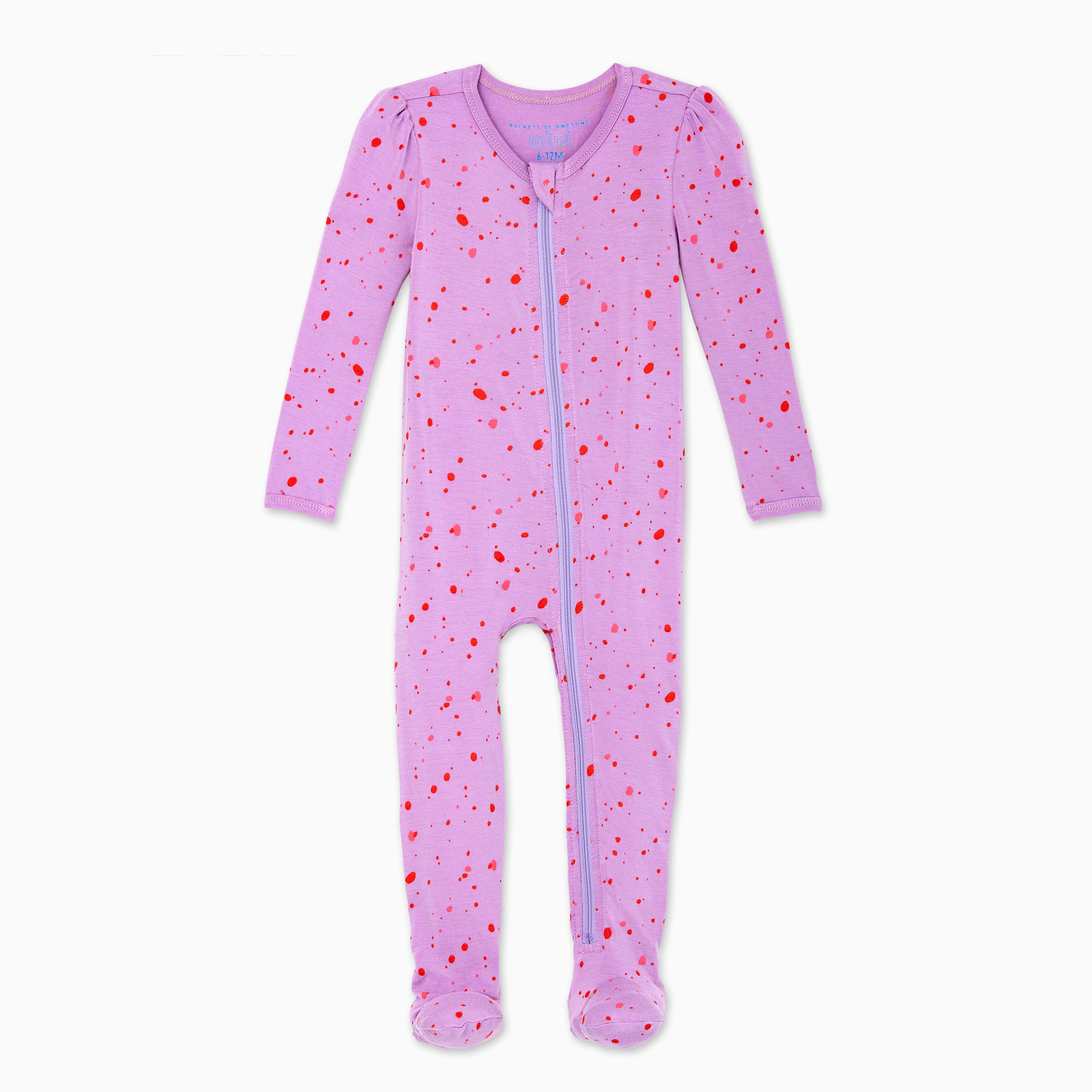 Rockets of Awesome Splatter Paint One-Piece For Baby Girl