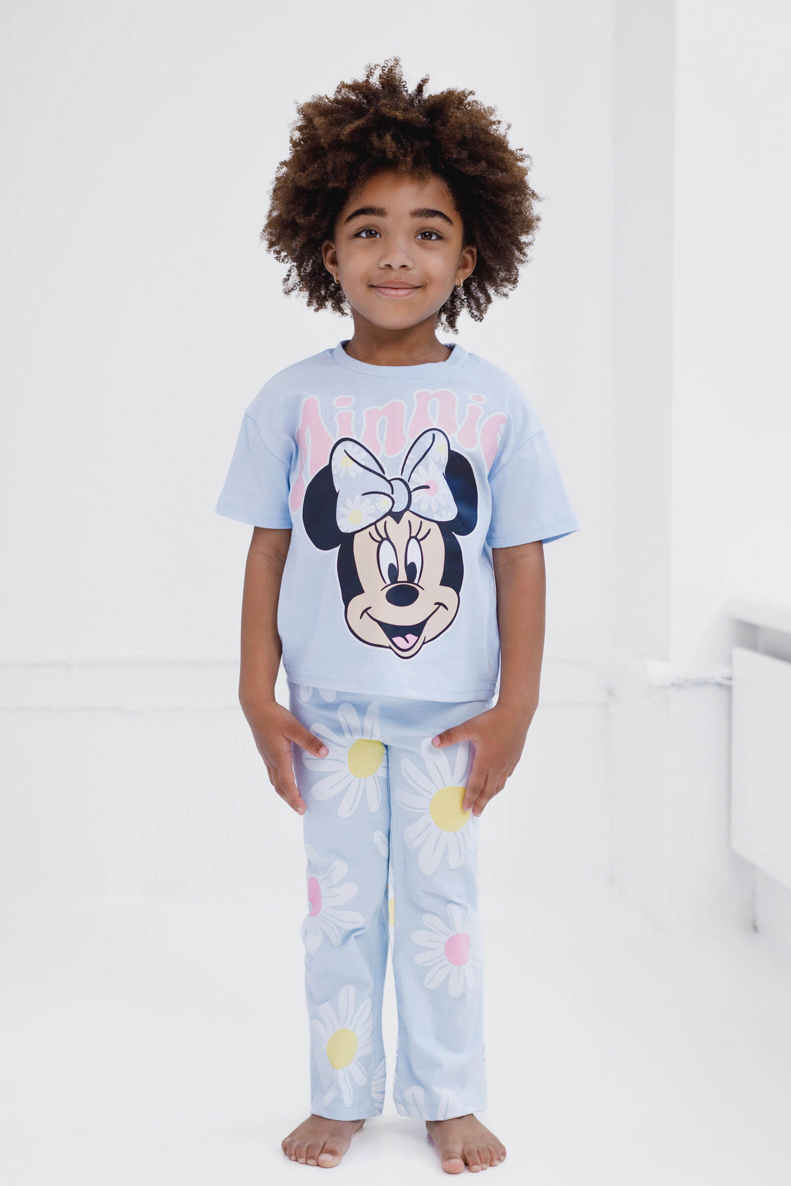Disney Minnie Mouse Girls' 2-Piece T-Shirt and Leggings Set