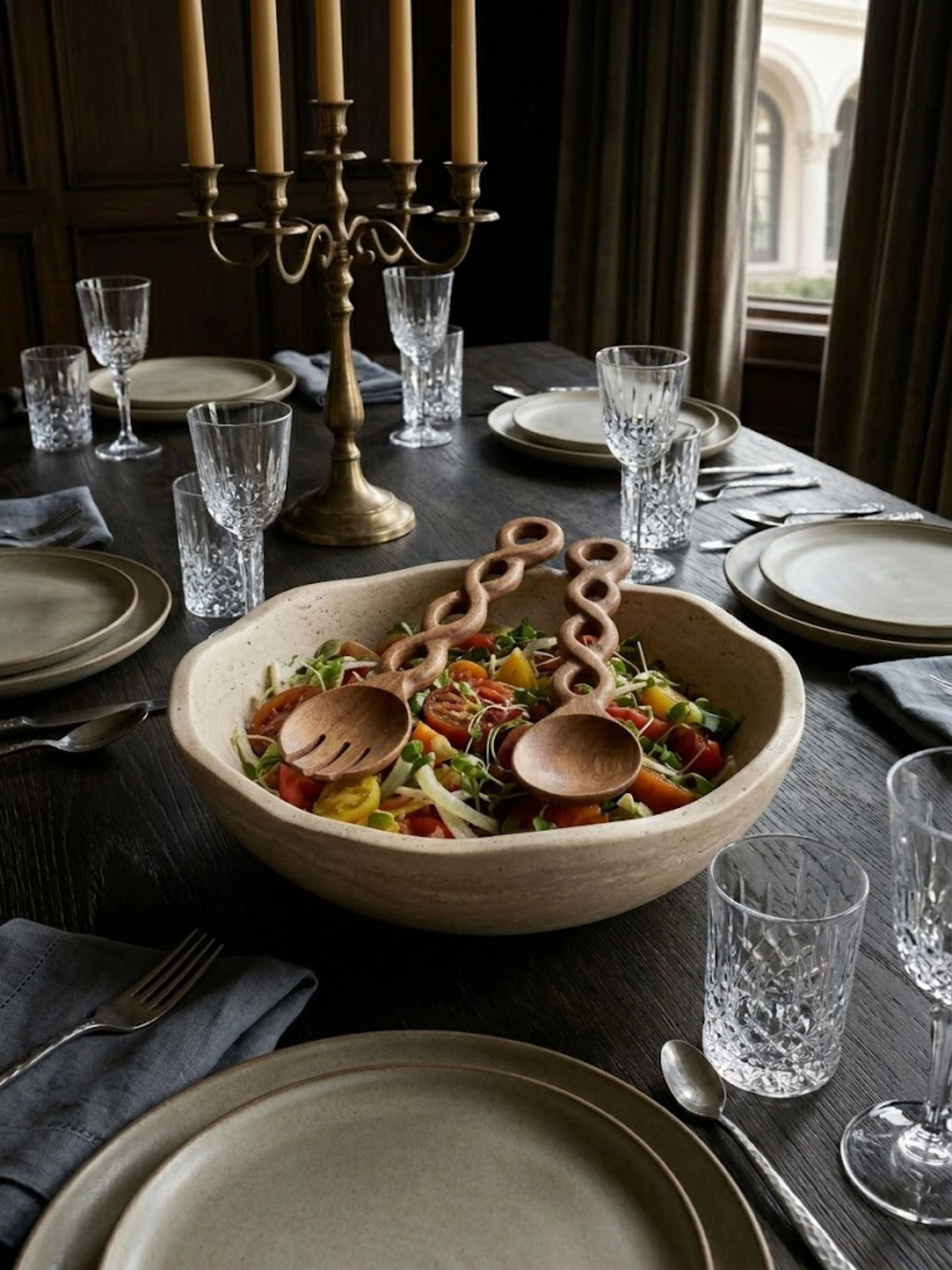 GAURI KOHLI Valencia Salad Servers