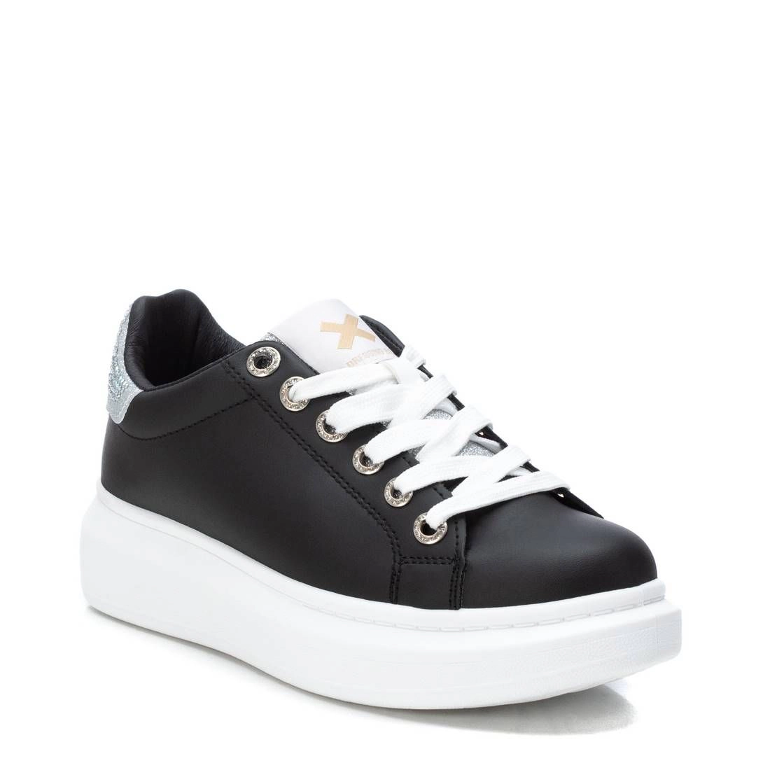 XTI Womens Sneakers Rhinestone Casual Trainers