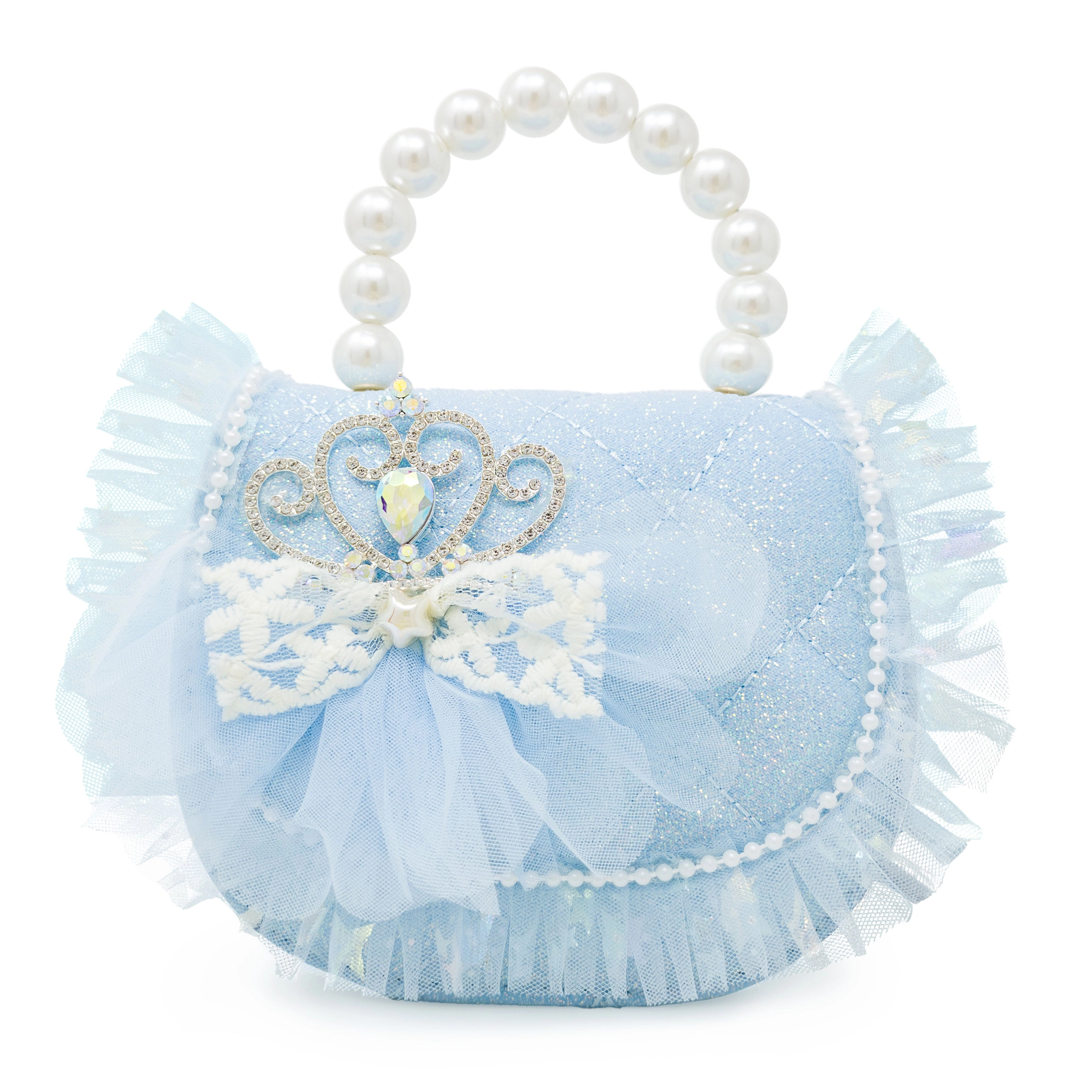 Puttisu Girls Princess Tiara Handbag
