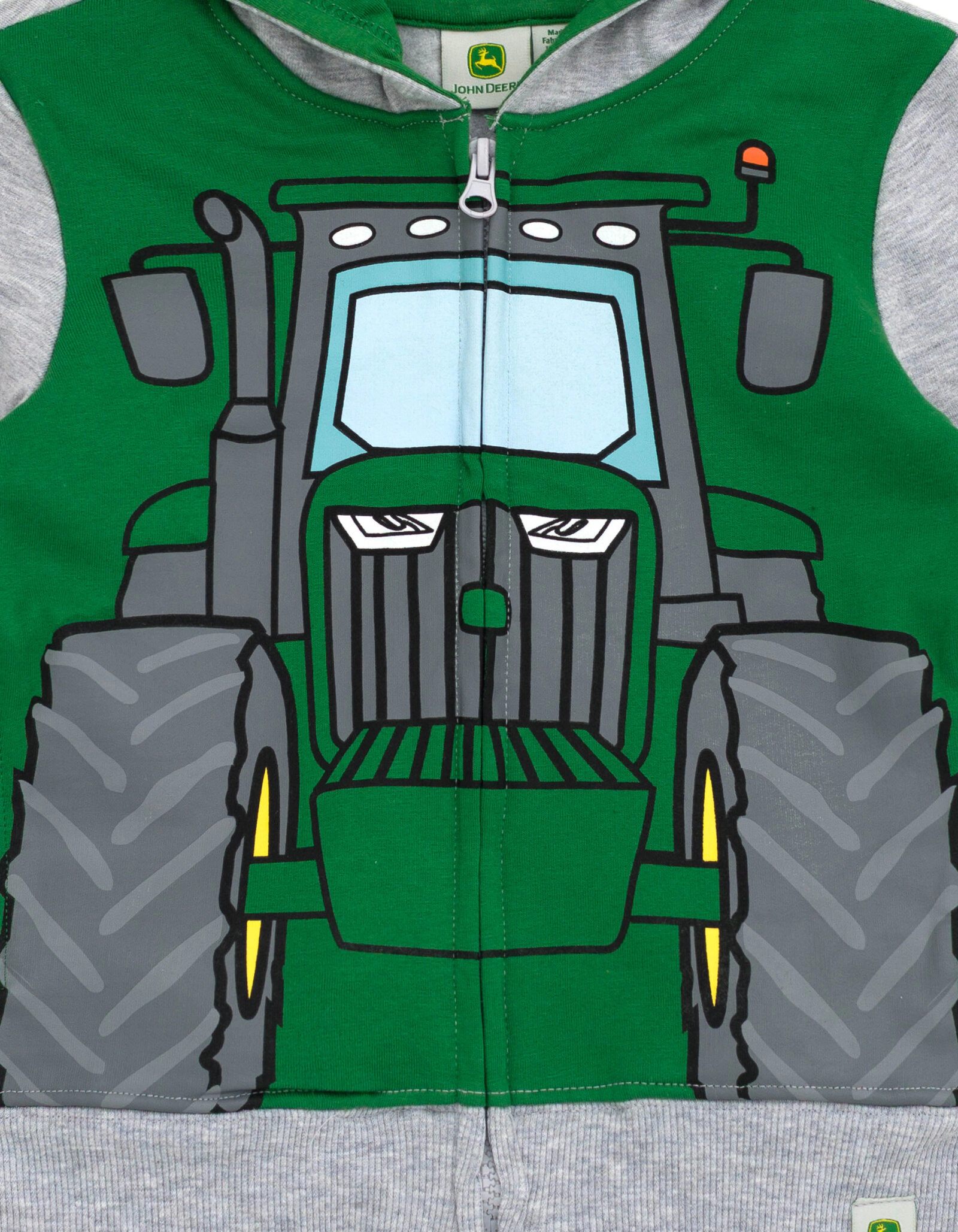 John Deere Boys' Fleece Zip-Up Hoodie
