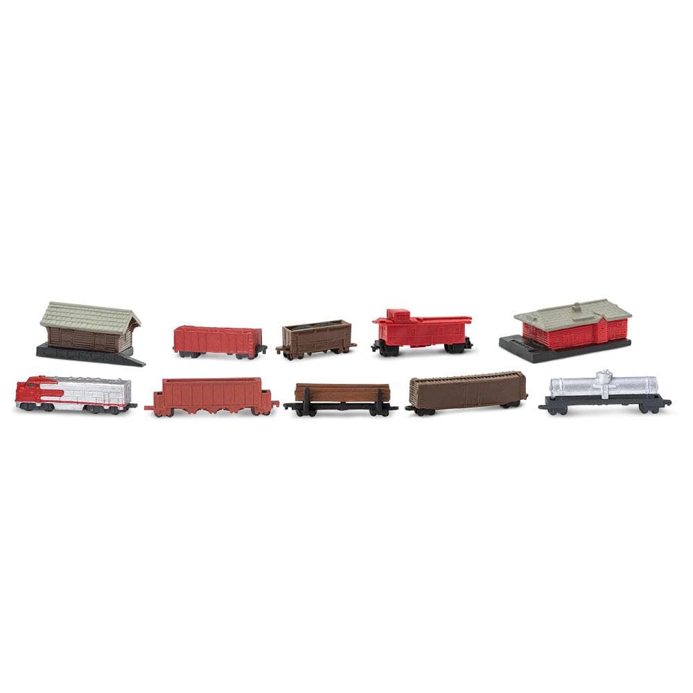 Safari Ltd. - Train TOOB - contains 10 Mini Figurines
