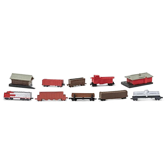 Safari Ltd. - Train TOOB - contains 10 Mini Figurines