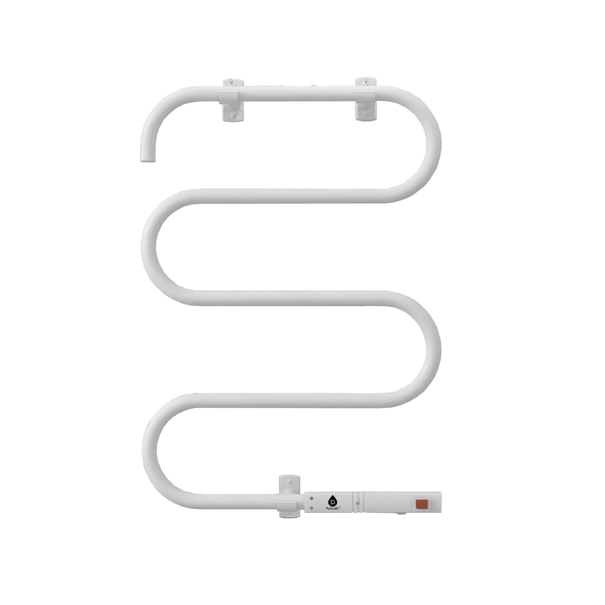 Pursonic Electric Heated Towel Warmer Rack – Wall-Mount or Freestanding