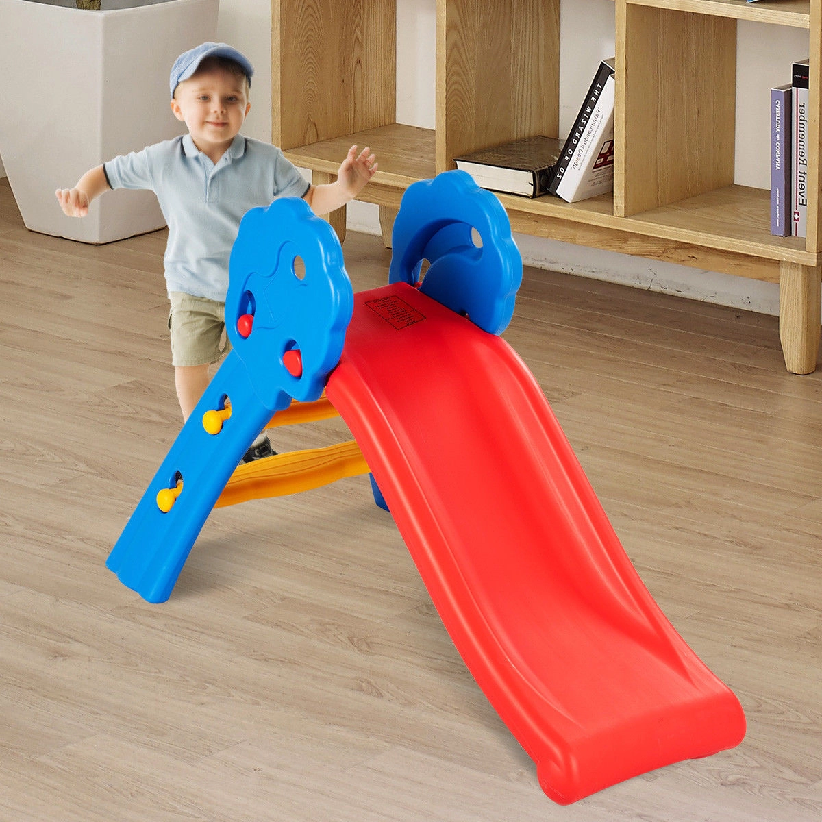 LJG Indoor Outdoor Children Folding up-Down Slide