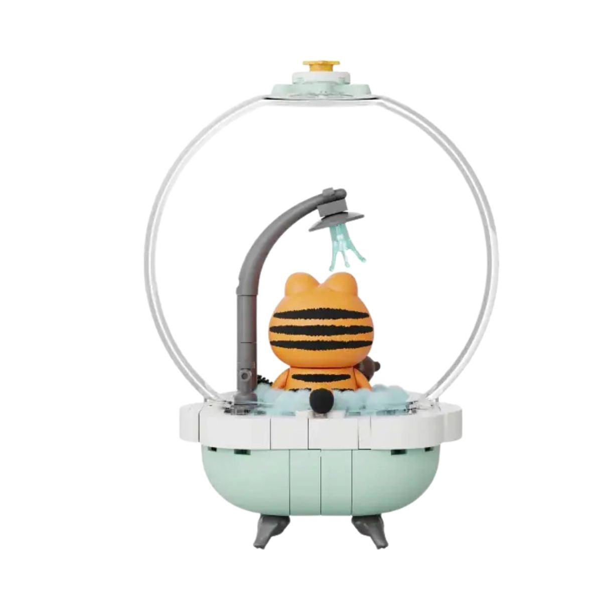 Pantasy The Garfield Movie Cozy Bath #86802 Building Block Set – 140-Piece Crystal Ball Series