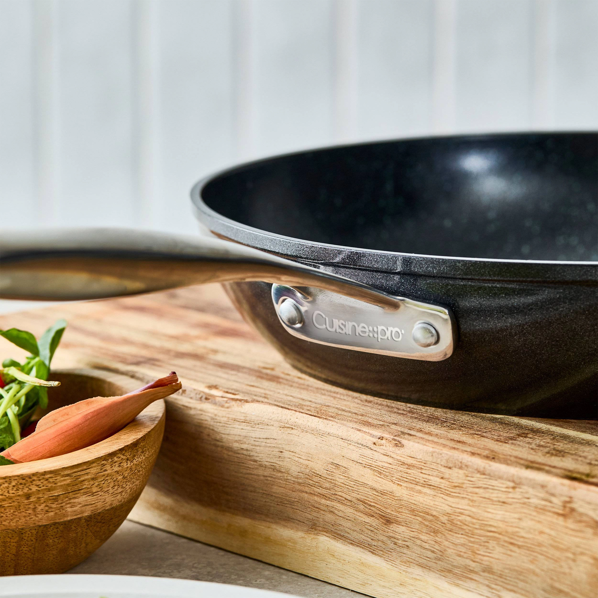 Cuisine::pro® GREEN STONE™ 12.5" Frypan With Helper Handle