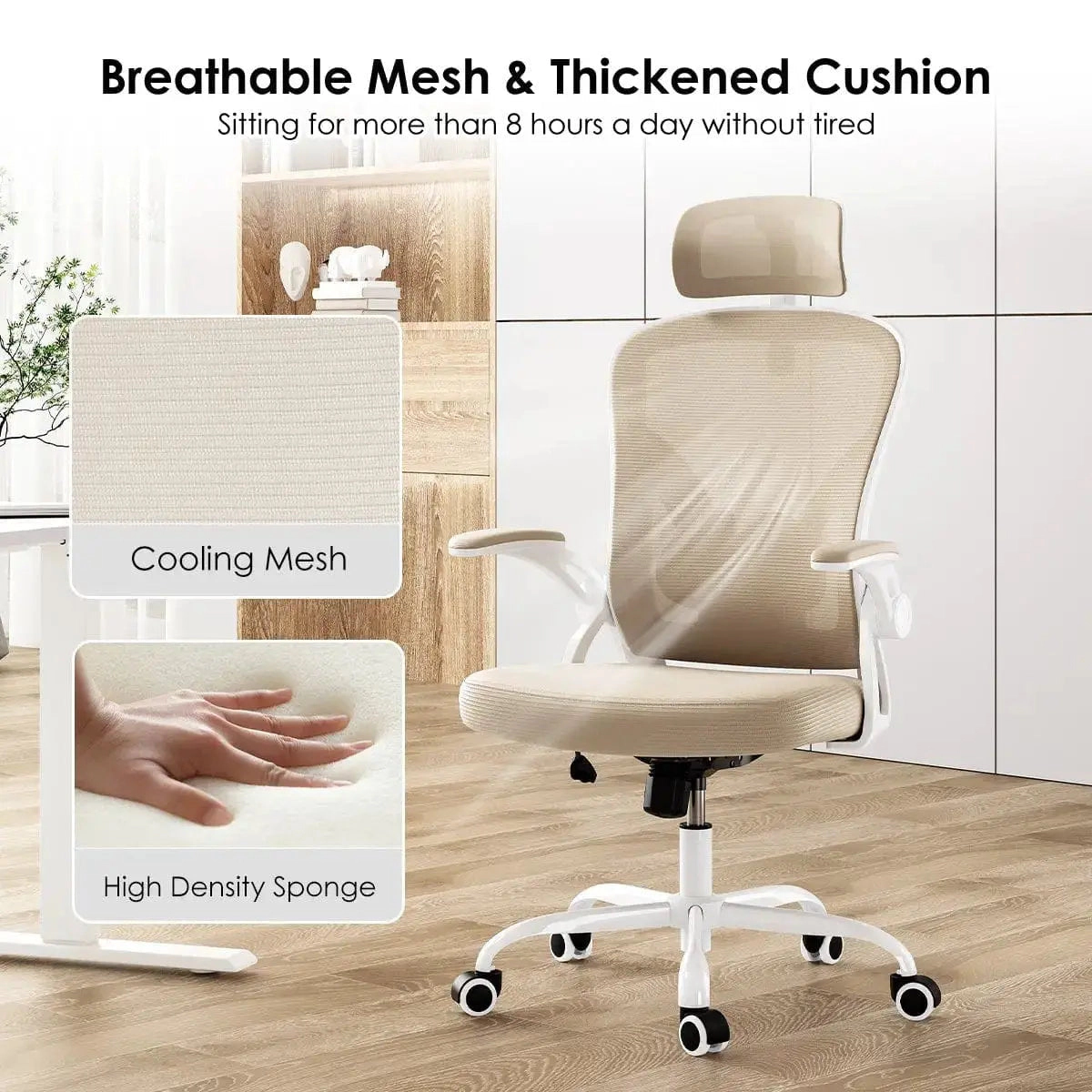 Platinum-Level Office Chairs High Back Ergonomic Office Desk Chair with Adjustable Lumbar Support