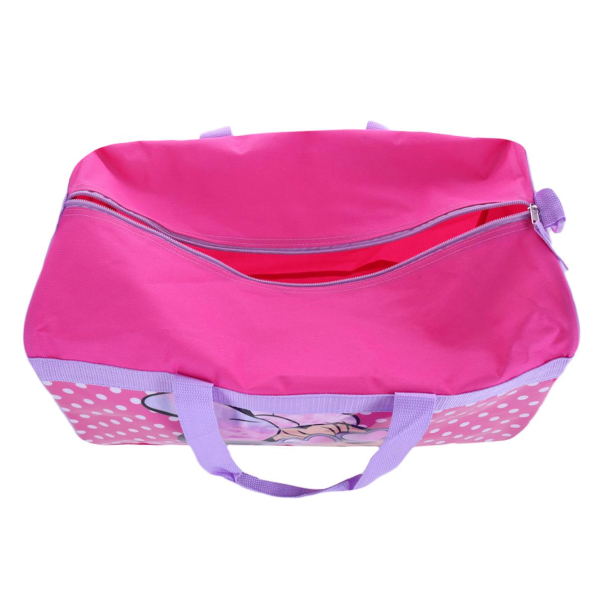 U.P.D., INC Girls Minnie Mouse Polka Dot Duffle Bag