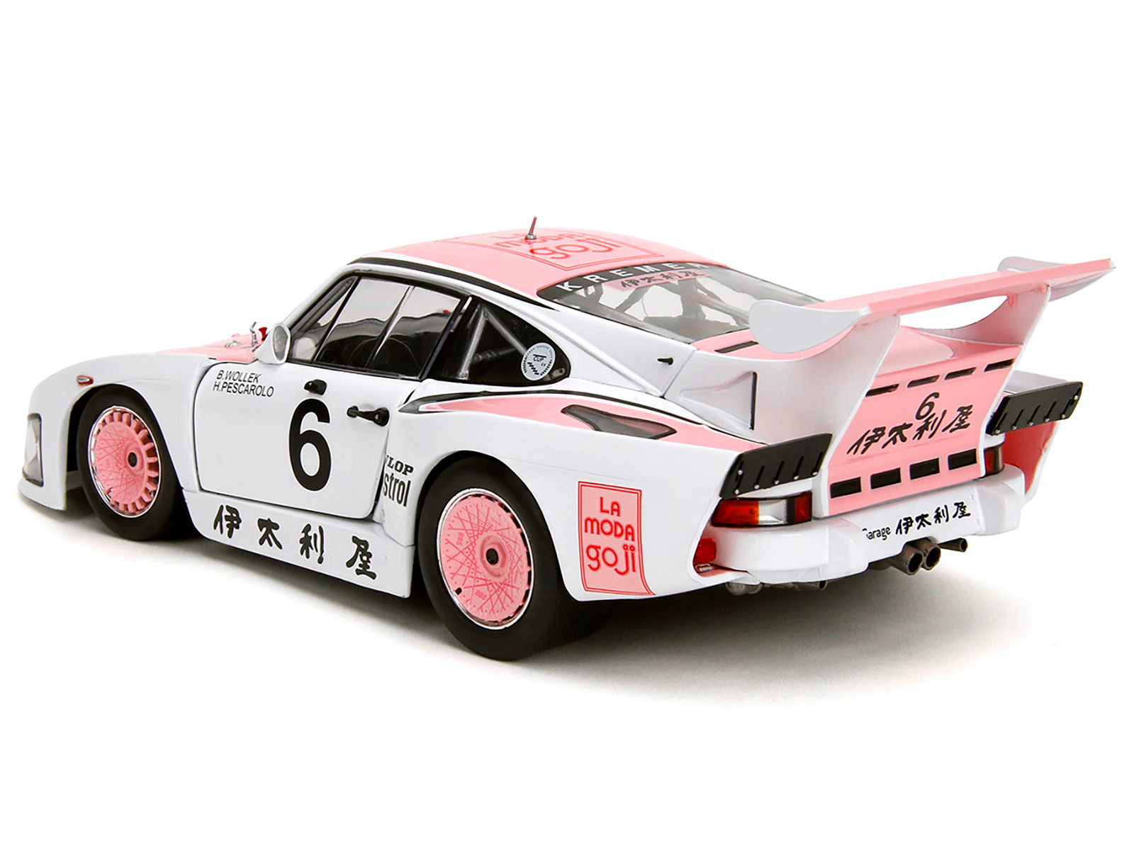 Jada Porsche 935 K3 #6 Bob Wollek - Henri Pescarolo Winner "Suzuka 1000Km" (1981) "Pink Slips" Series 1/18
