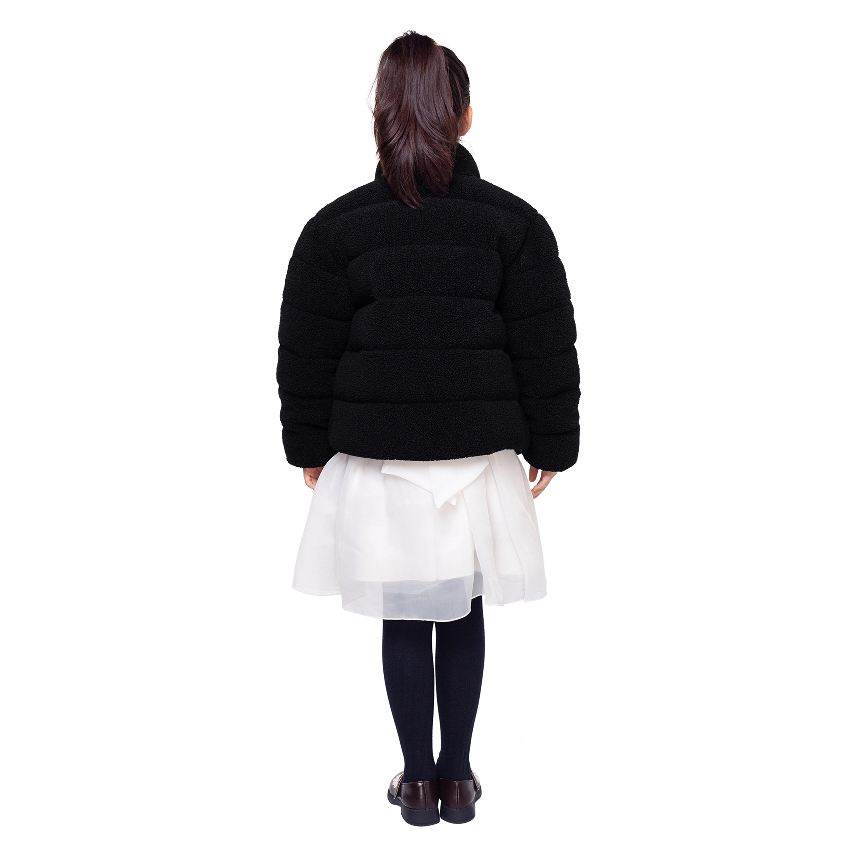 Rokka&Rolla Little & Big Kid Girls Faux Fur Puffer Jacket