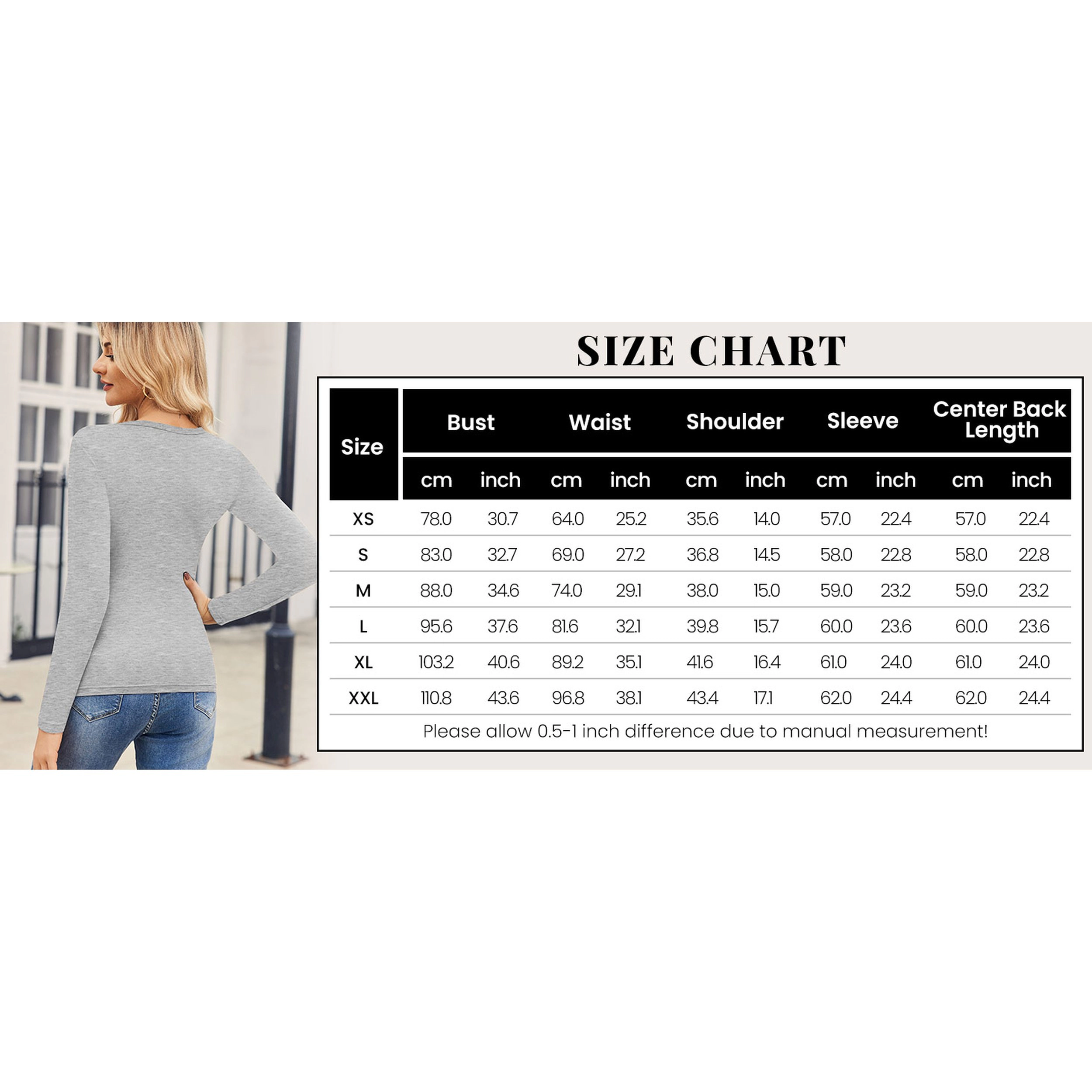 Zeagoo Women Slim Fit V Neck T Shirt