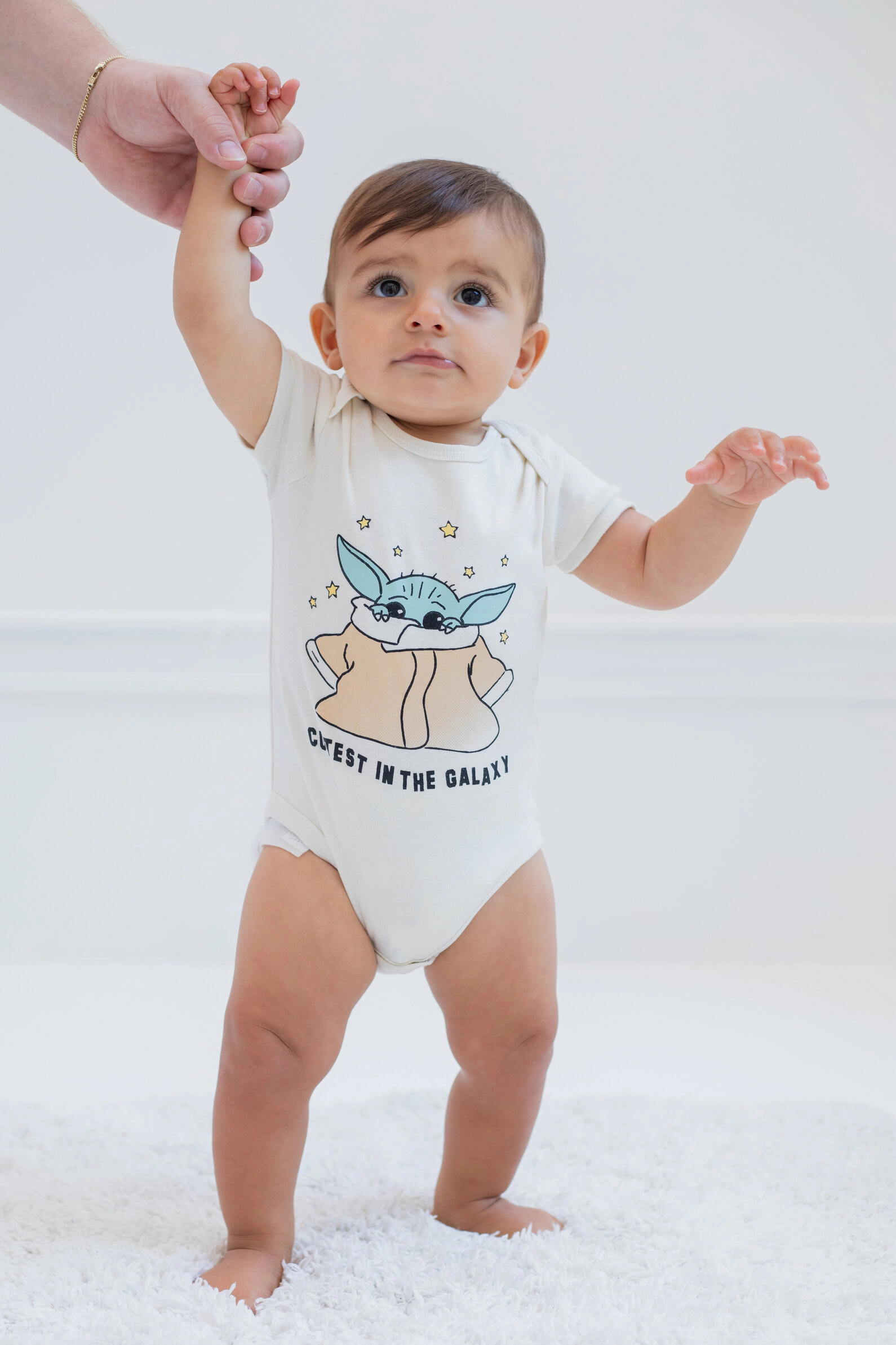 Star Wars Baby Boys' 3-Pack Short Sleeve Bodysuits