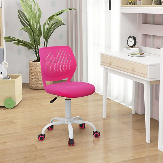 SlickBlue Children Swivel Task Chair with Rolling Casters and Seat