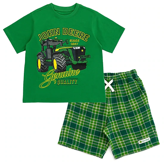 John Deere Boys' 2-Piece T-Shirt and Shorts Set