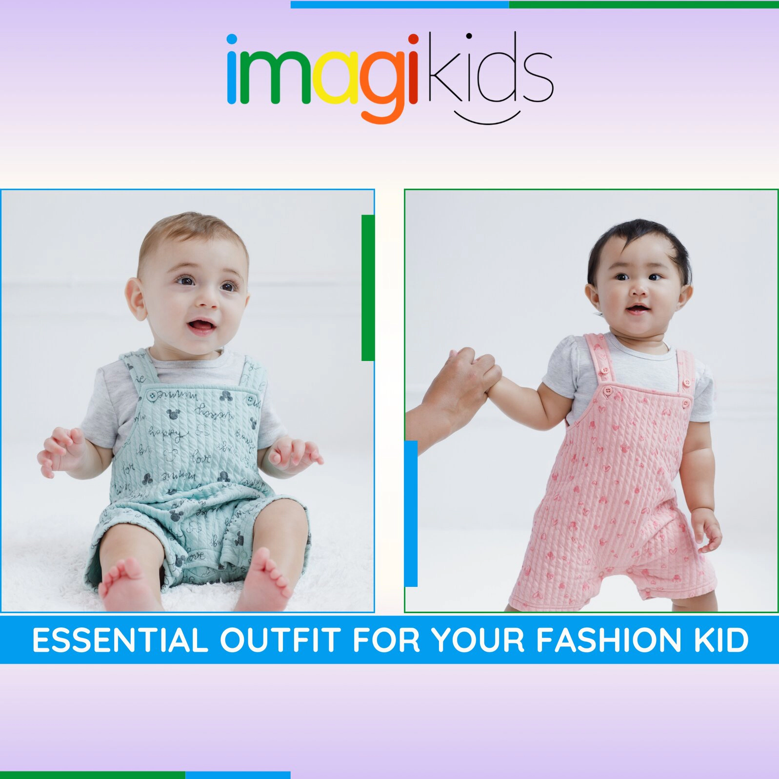 Disney Baby 2-Piece Bodysuit and Shortall Set