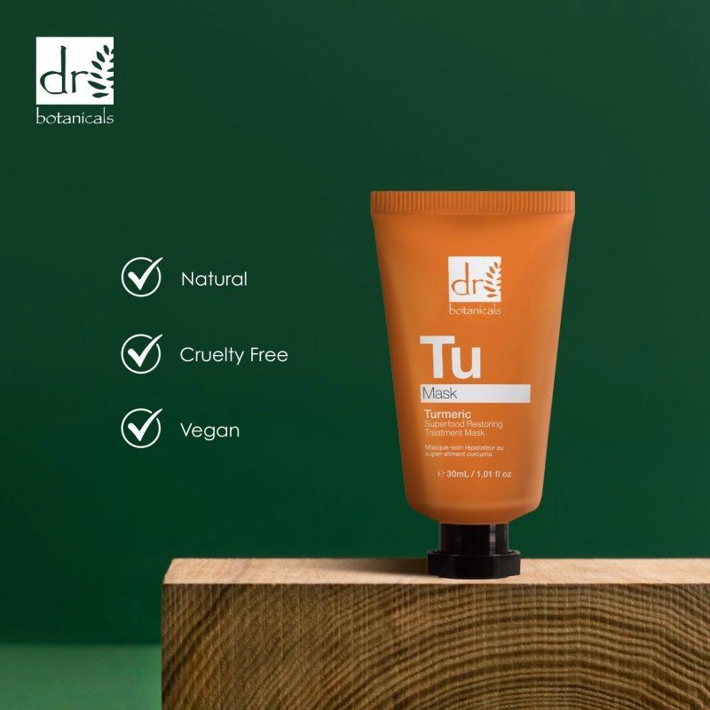 Dr. Botanicals Turmeric Superfood Restoring Treatment Mask 30ml