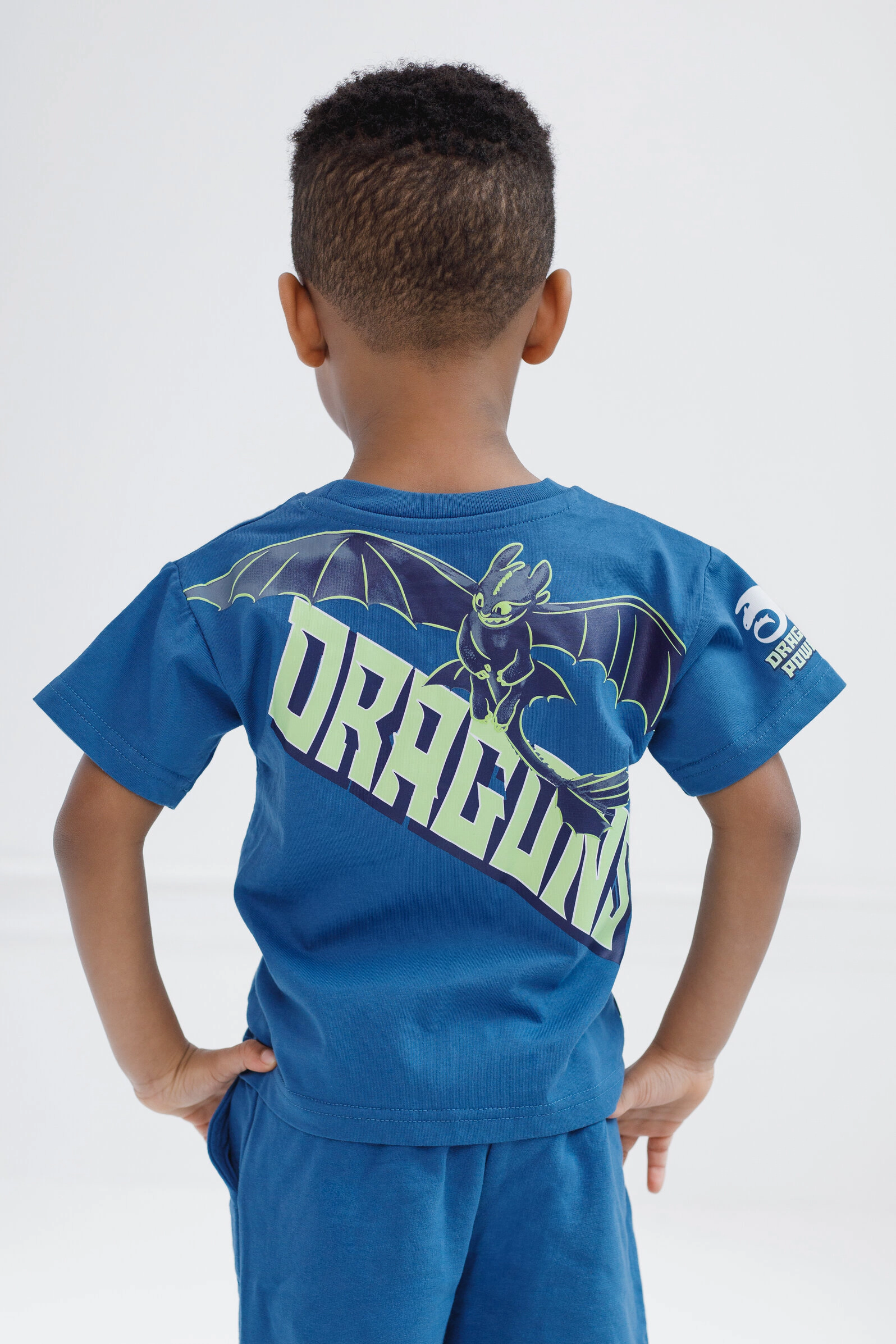 DreamWorks How to Train Your Dragon Toothless Boys' 2-Piece T-Shirt and Shorts Set