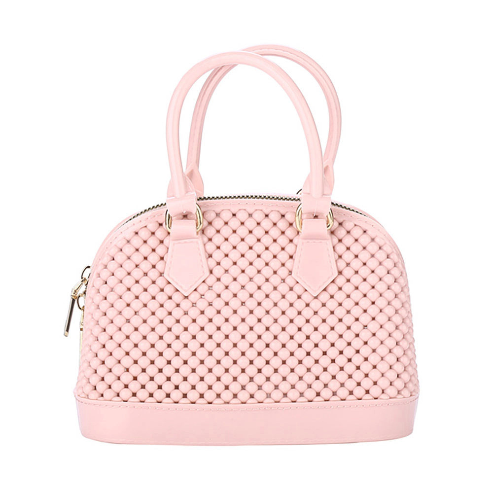 Fashnzfab Solid Jelly Rubber Tote / Crossbody Bag