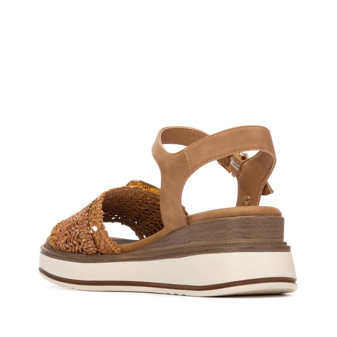 XTI Women sandals ankle-strap wedge
