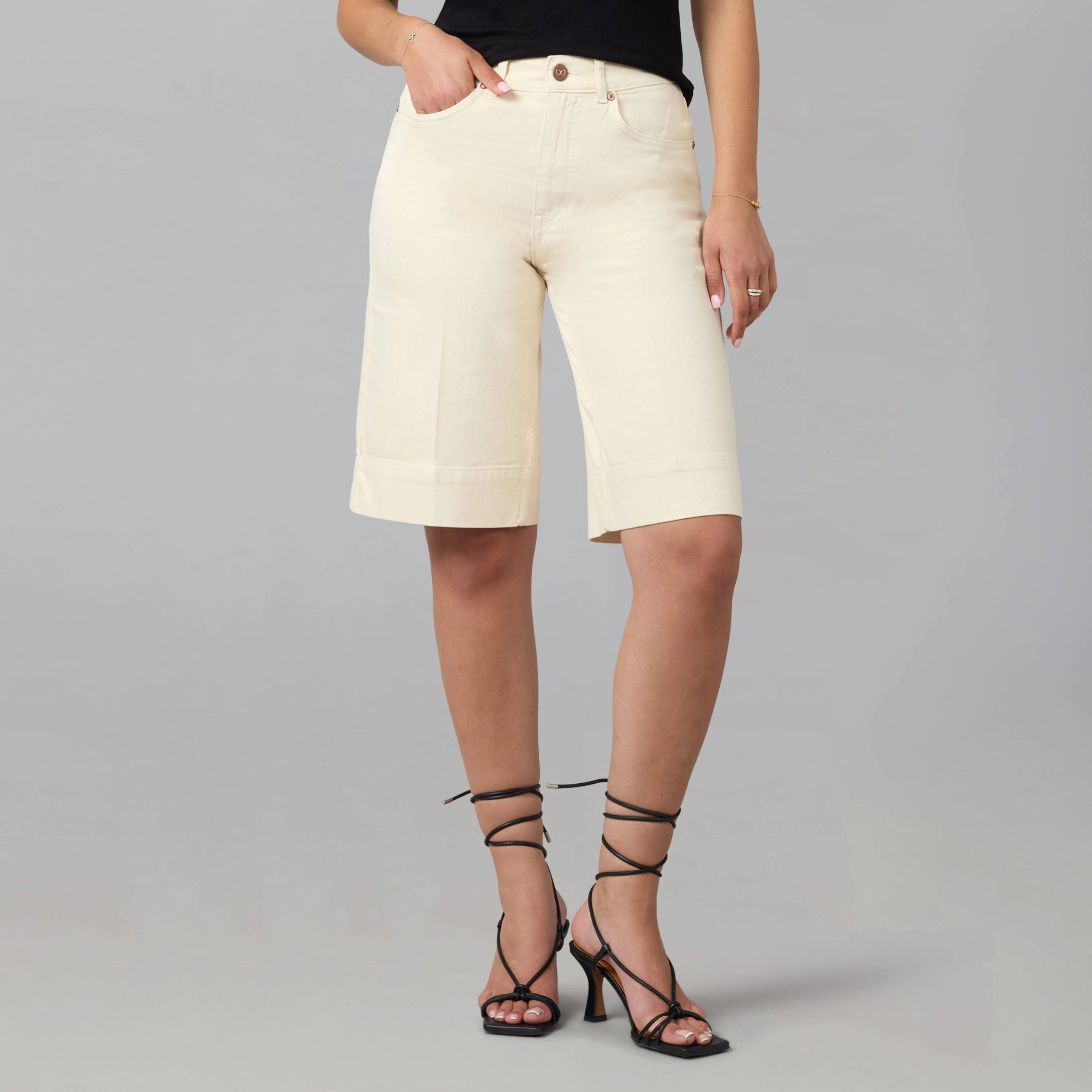 Lola Denim Womens Seville High Rise Gaucho Jeans
