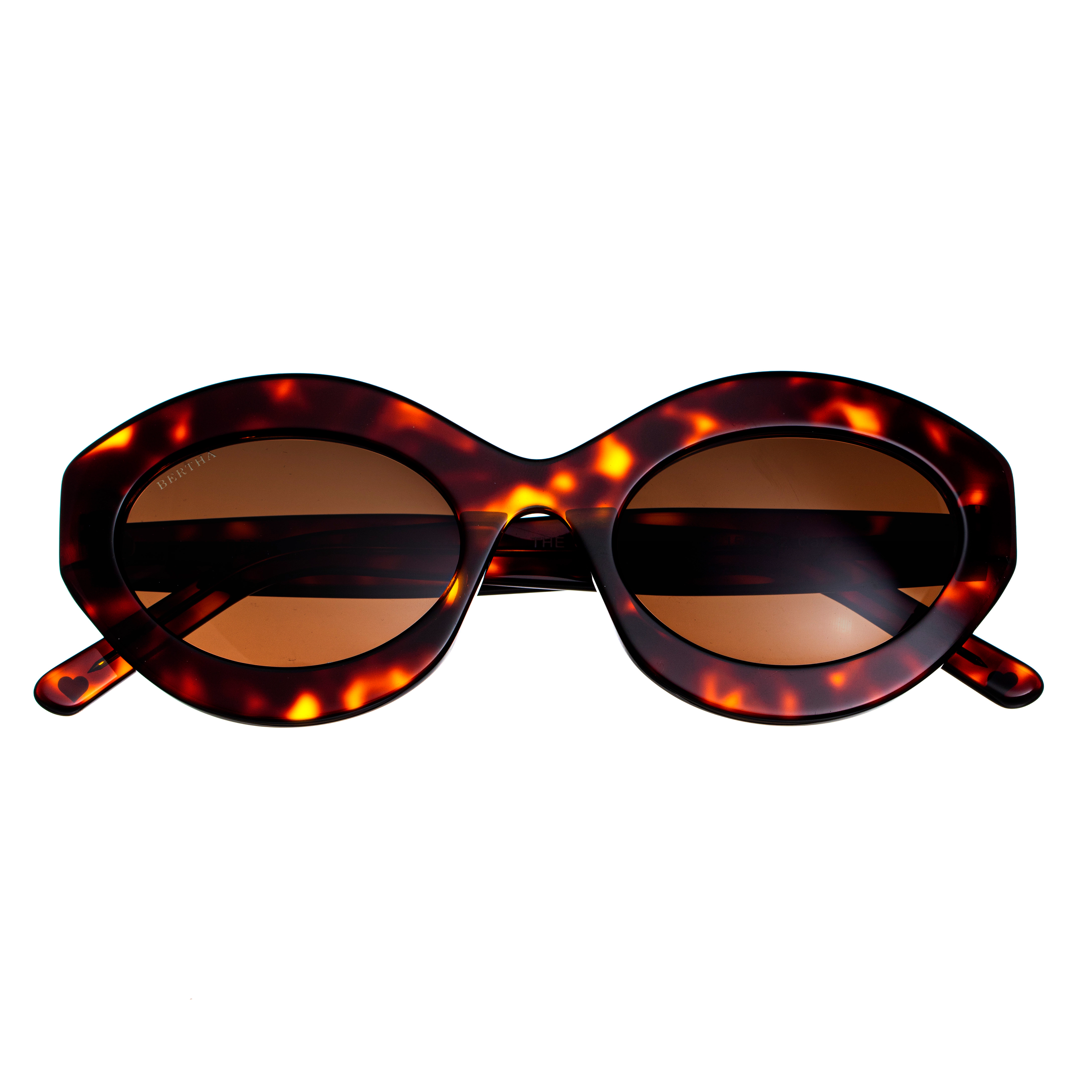 BERTHA Severine Womens Handmade in Italy Sunglasses