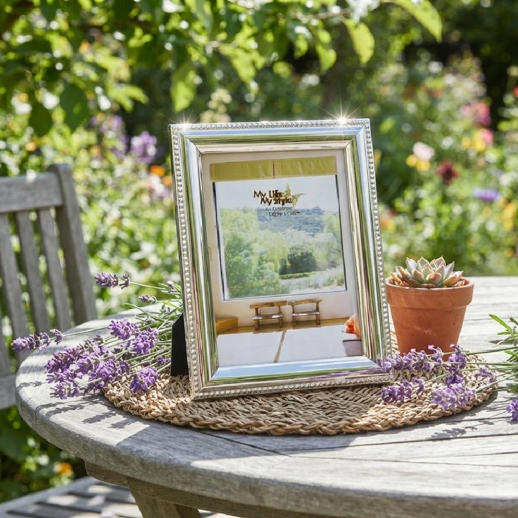 Jiallo Beveled Frame 4x6 with Beaded Border