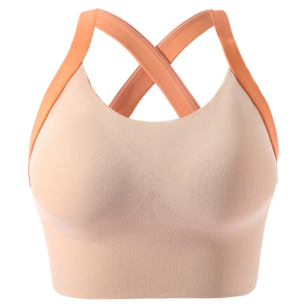 Enchanted Funland Sports Bra for Women Unpadded Medium Support Criss Cross Back Strappy Workout