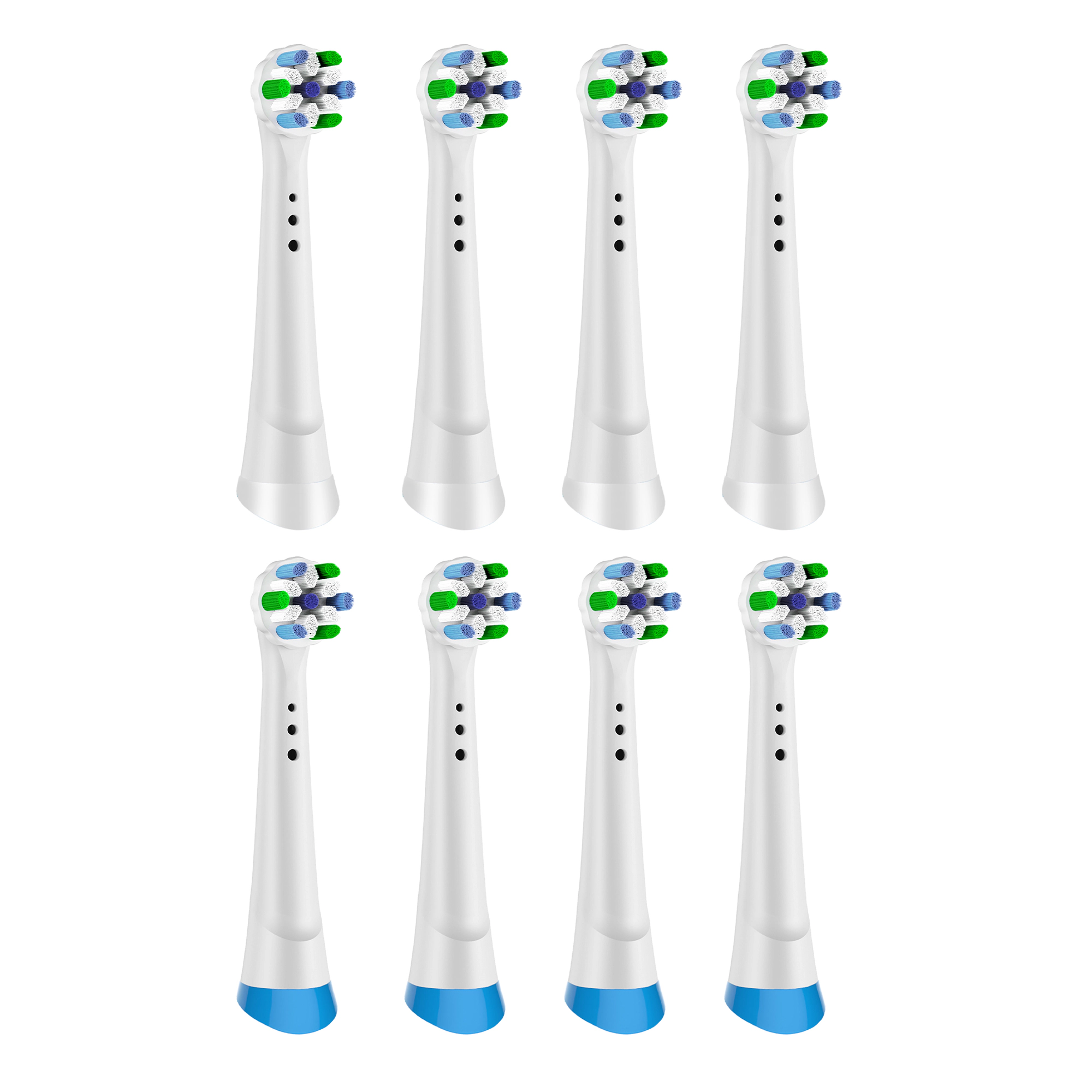 Pursonic Unisex Replacement Brush Heads for Oral-B iO Series Electric Toothbrushes (8-Pack)