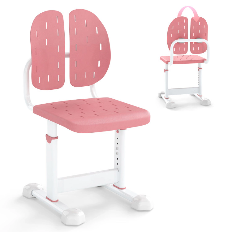 Hivvago Height-Adjustable Kid'S Study Chair With Double Back Support And Breathable Seat For 3+ Years Old