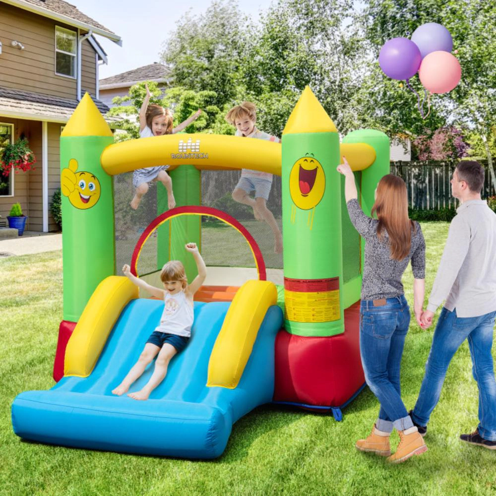 Hivvago Inflatable Bounce House Kids Blow-up Bouncer with Slide with 480W Blower