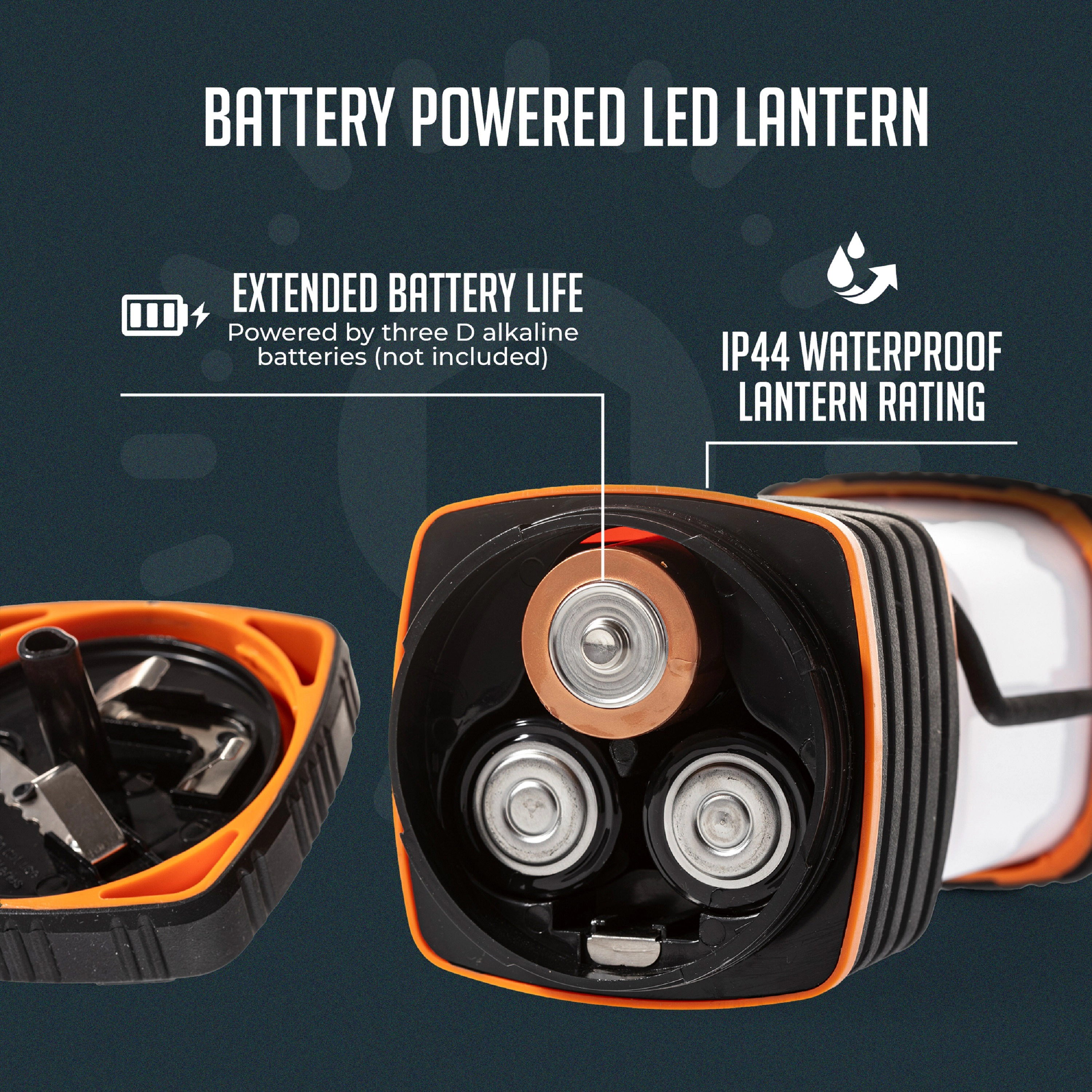 Luminuxe Ultra-Bright 1000LM LED Camping Lantern – Battery Powered, 4 Lighting Modes, Water Resistant w/ Hanging Hook
