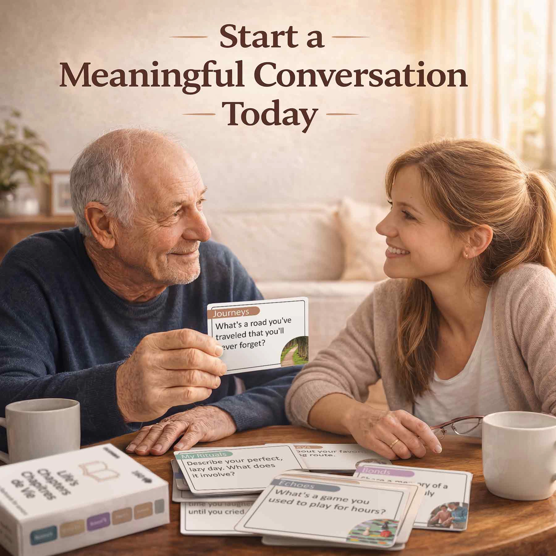 QUOKKA Memory & Conversation Cards for Seniors – Phrase Matching Discussion Activity