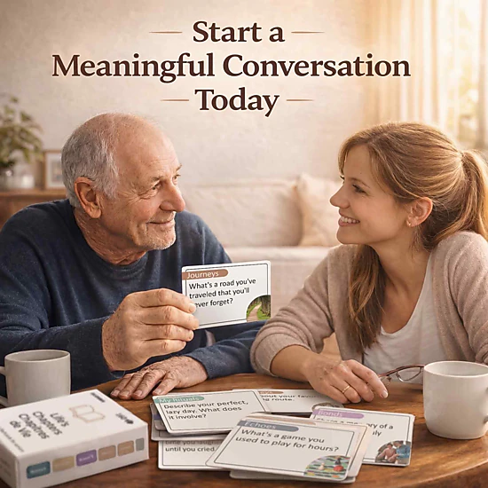 QUOKKA Memory & Conversation Cards for Seniors – Phrase Matching & Discussion Activity Cards