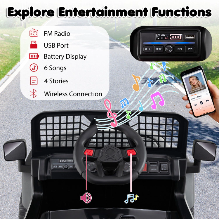 Hivvago 24V Ride On Car for Kids with Parent Remote Control and Music