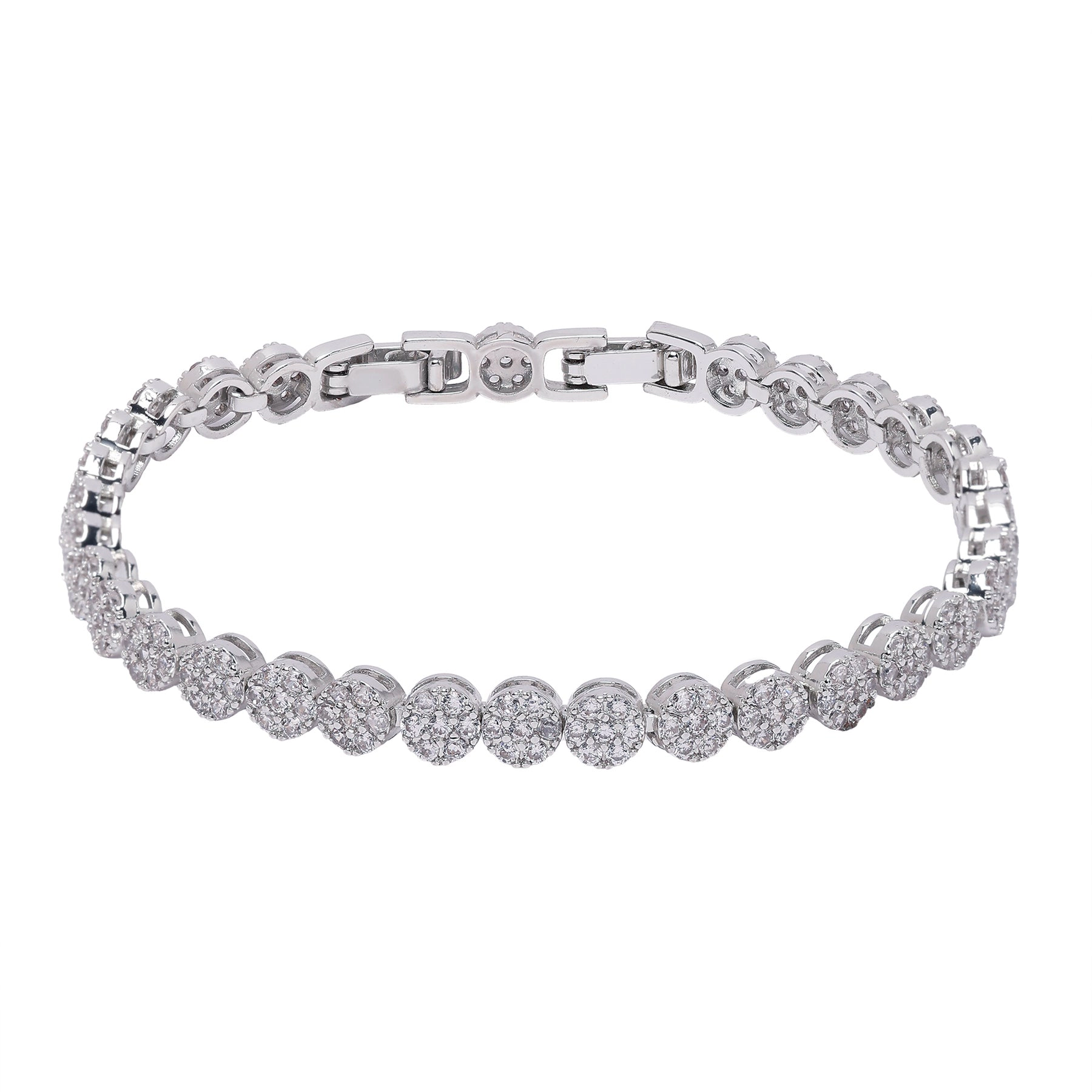 AGP PARIS Womens Diva Bezel Set Bracelet