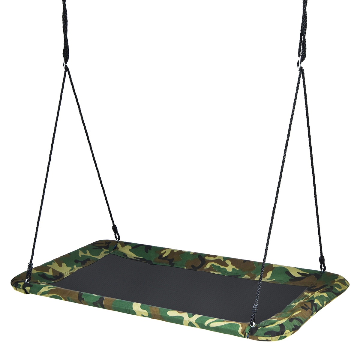 SUGIFT 700 lb Giant Platform Tree Swing, 60 x 32 in, Adjustable Height, Camouflage