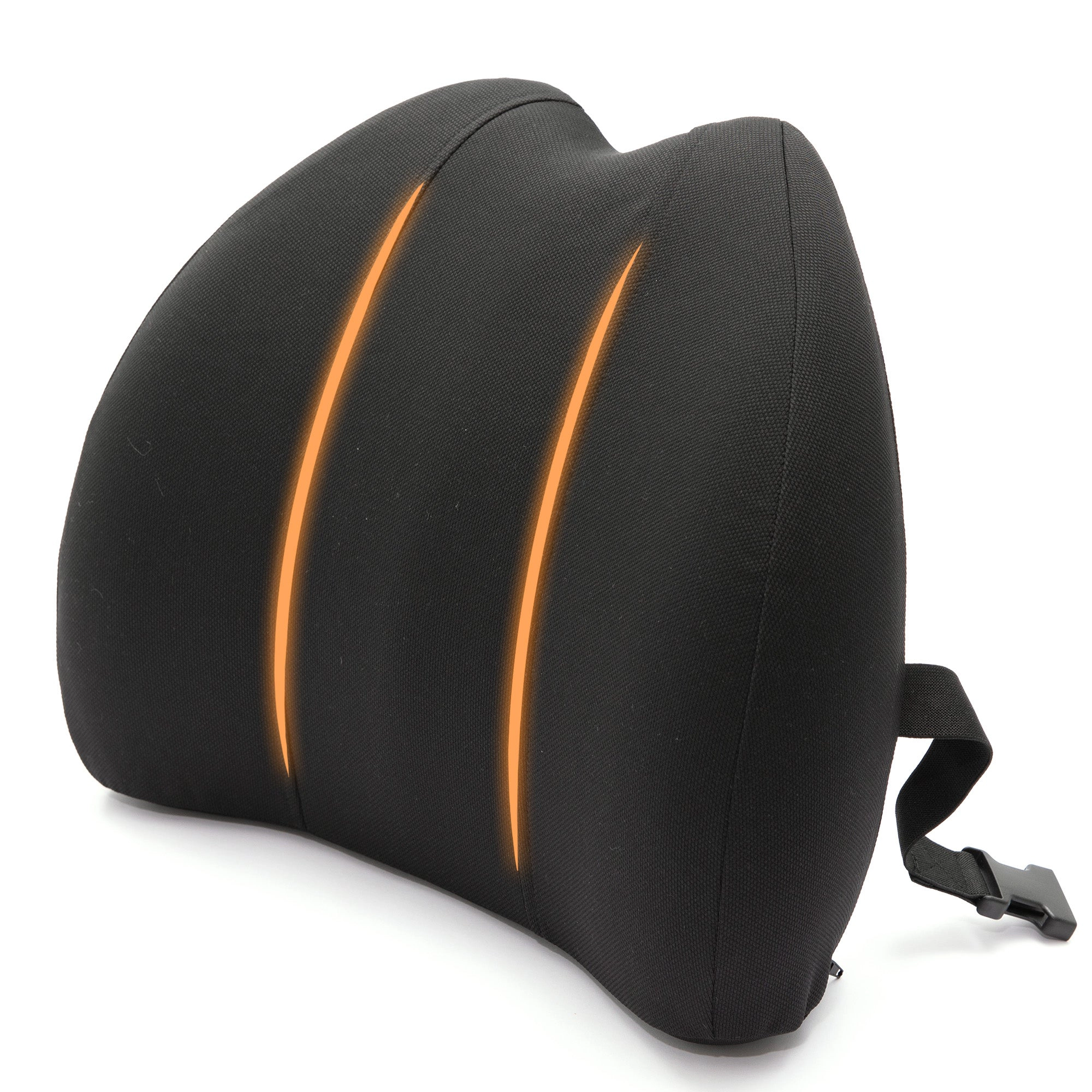 Cheer Collection Memory Foam Lumbar Support Pillow for Chair and Car Seat