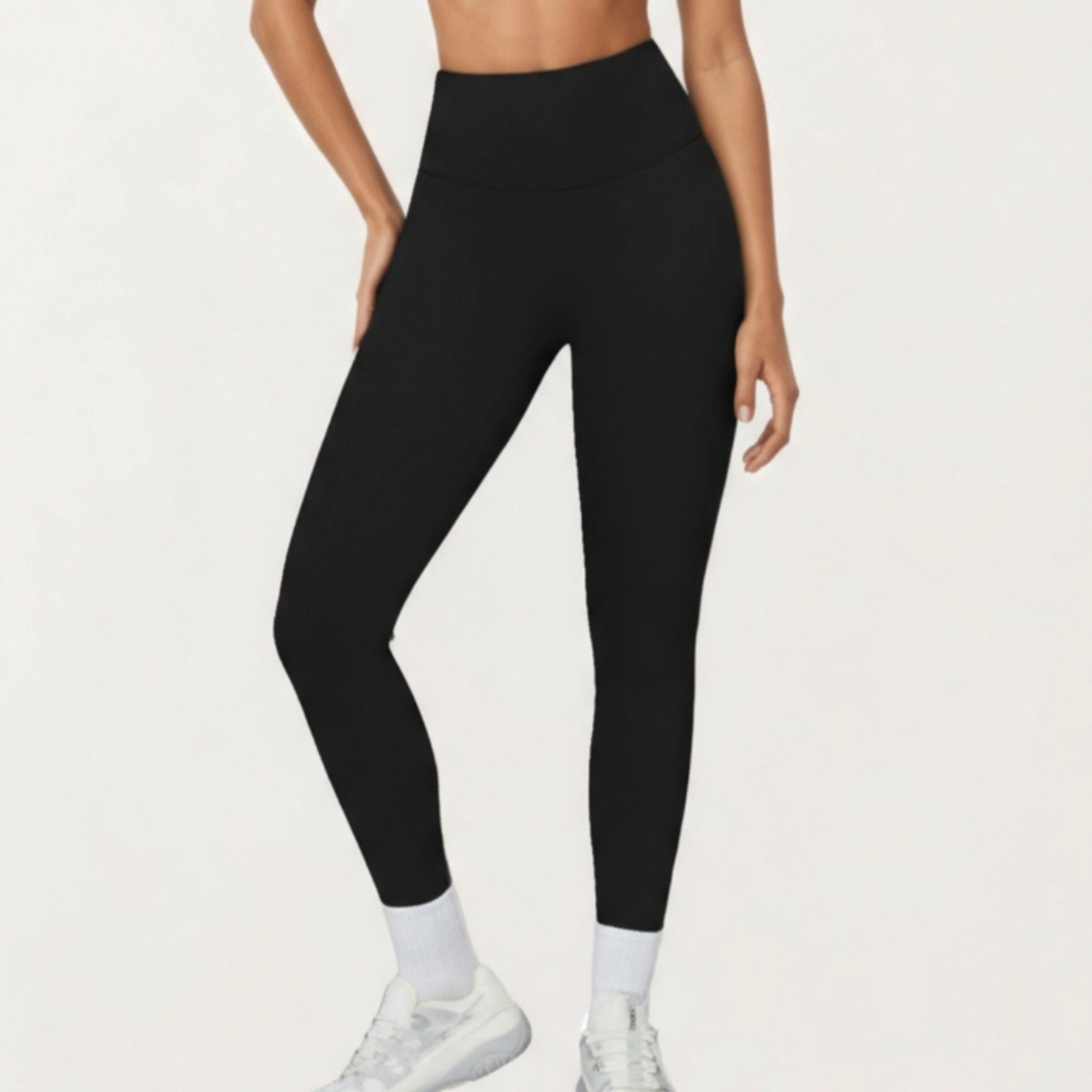 Anna-Kaci Active Women's High Waist Full Length Leggings with Smooth Seam Detailing and Stretch Fit Fabric