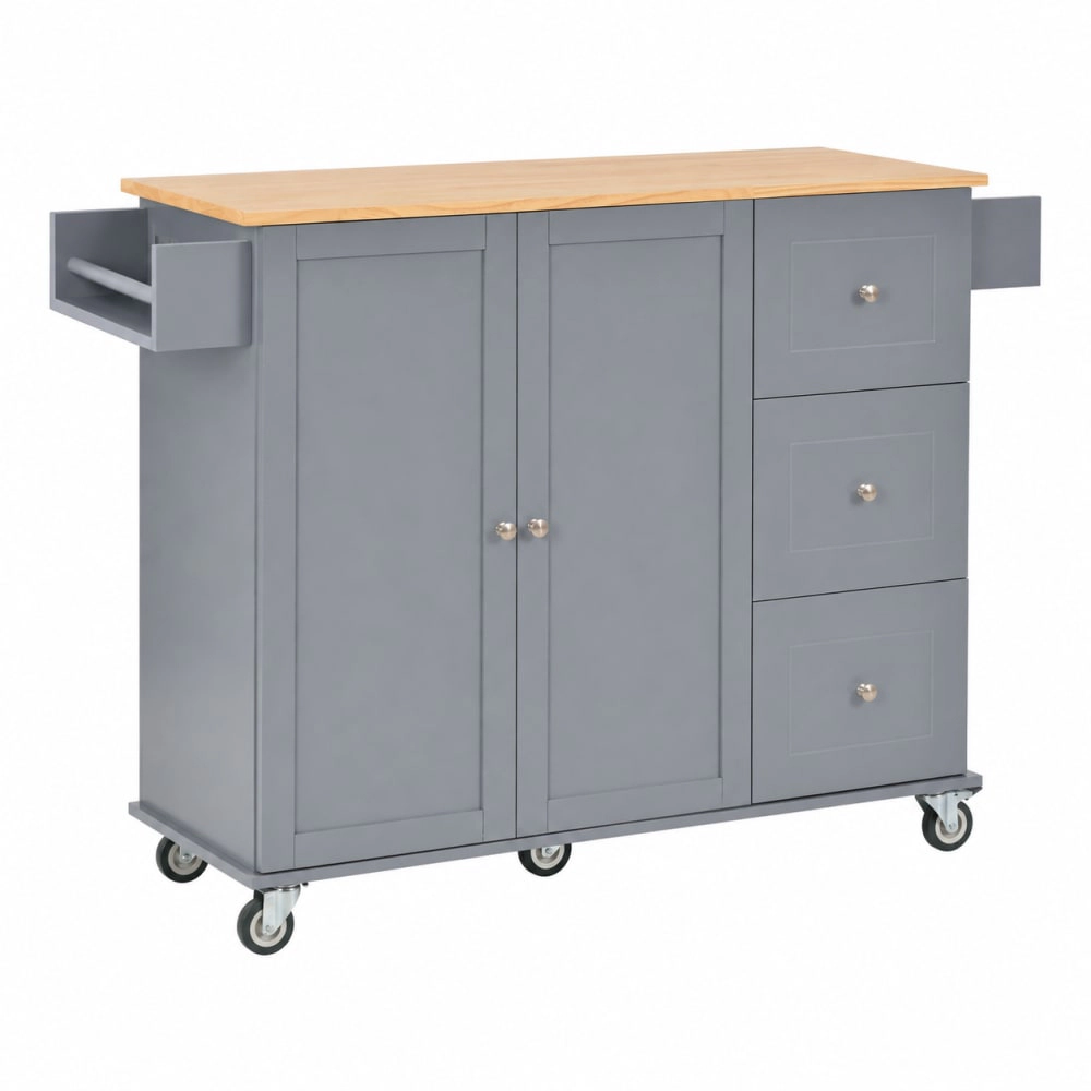 ELEMENT ACE Mobile Kitchen Island Cart With Storage