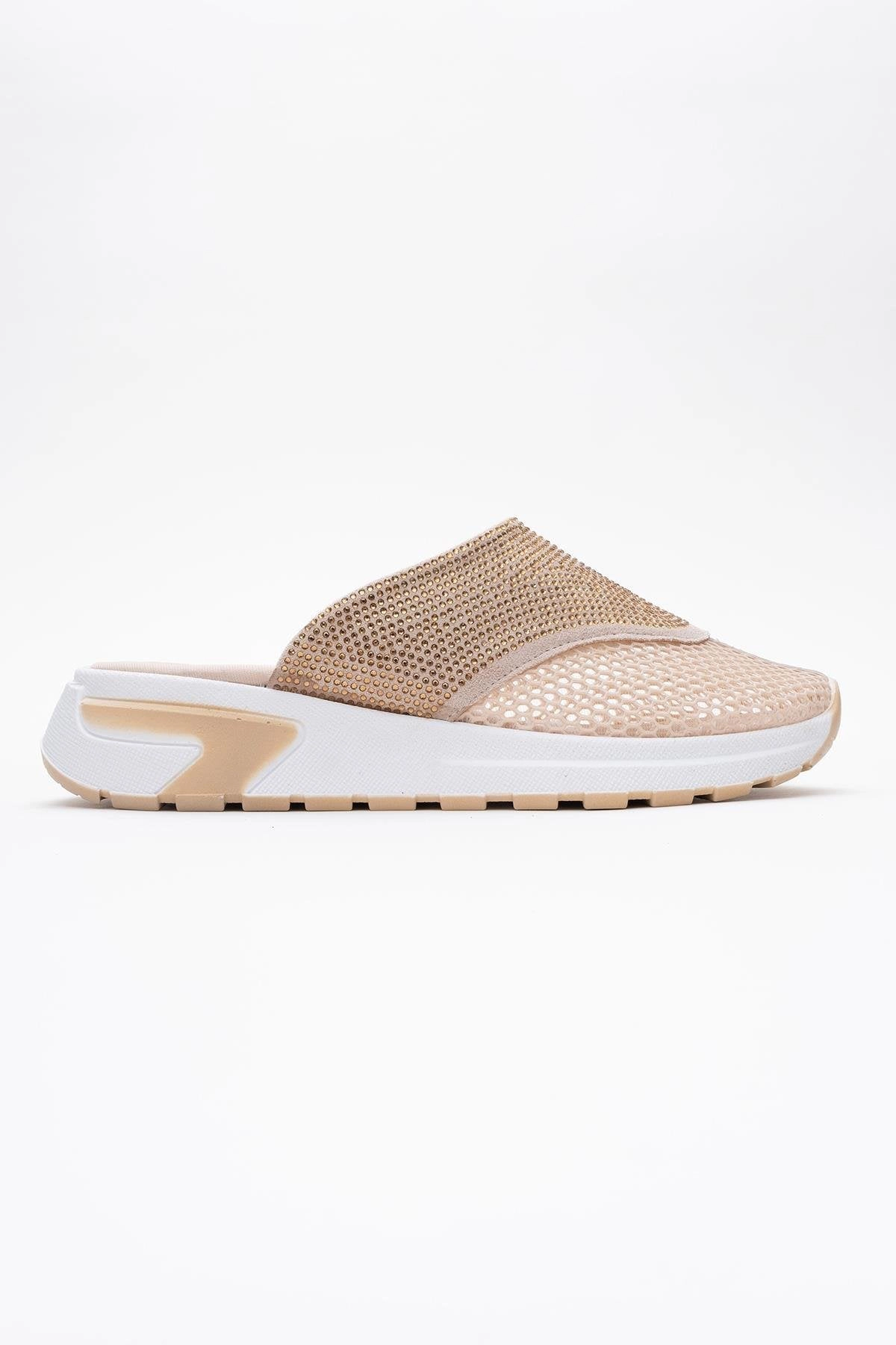 Prologue Shoes Womens GLEA Mesh Rhinestone Mules