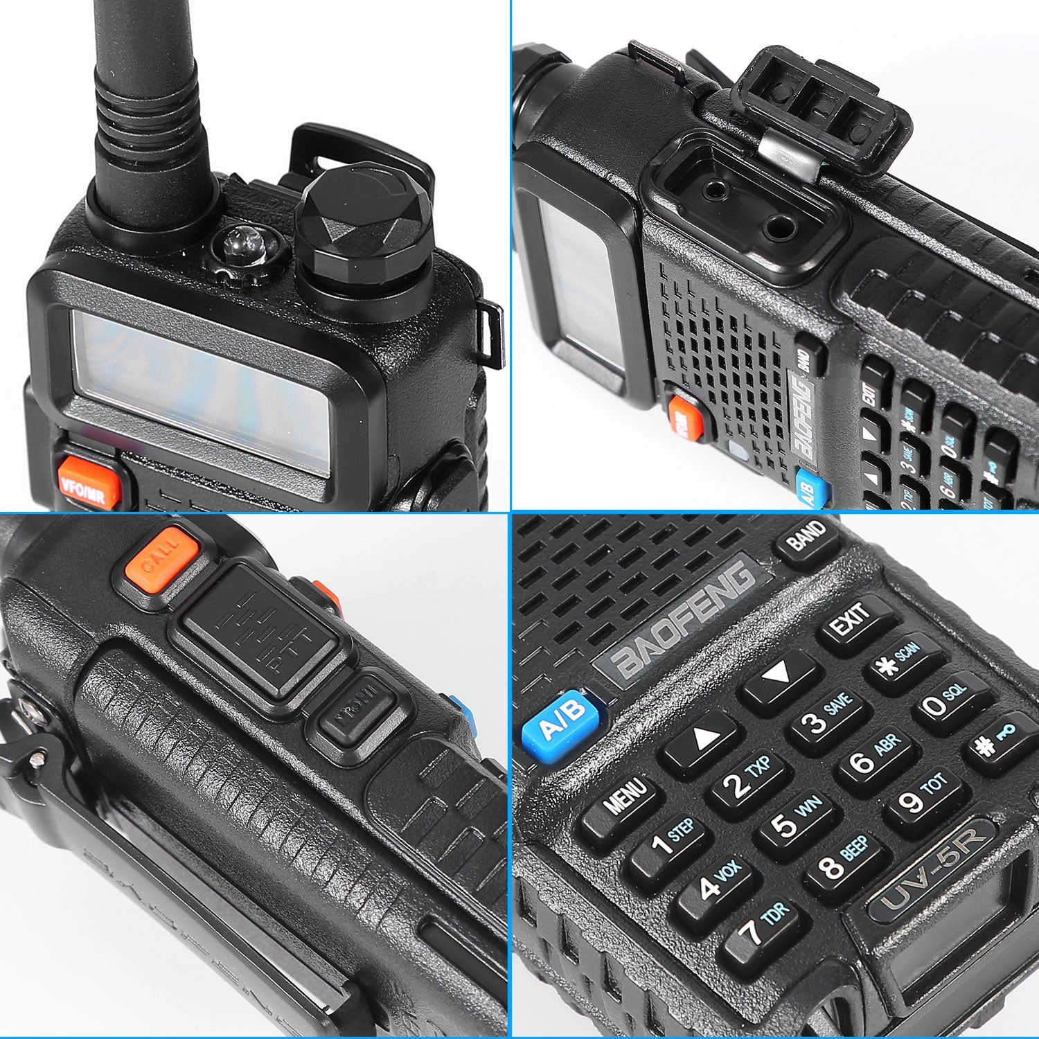 GBruno Dual Band 5W Two Way Radio Transceiver