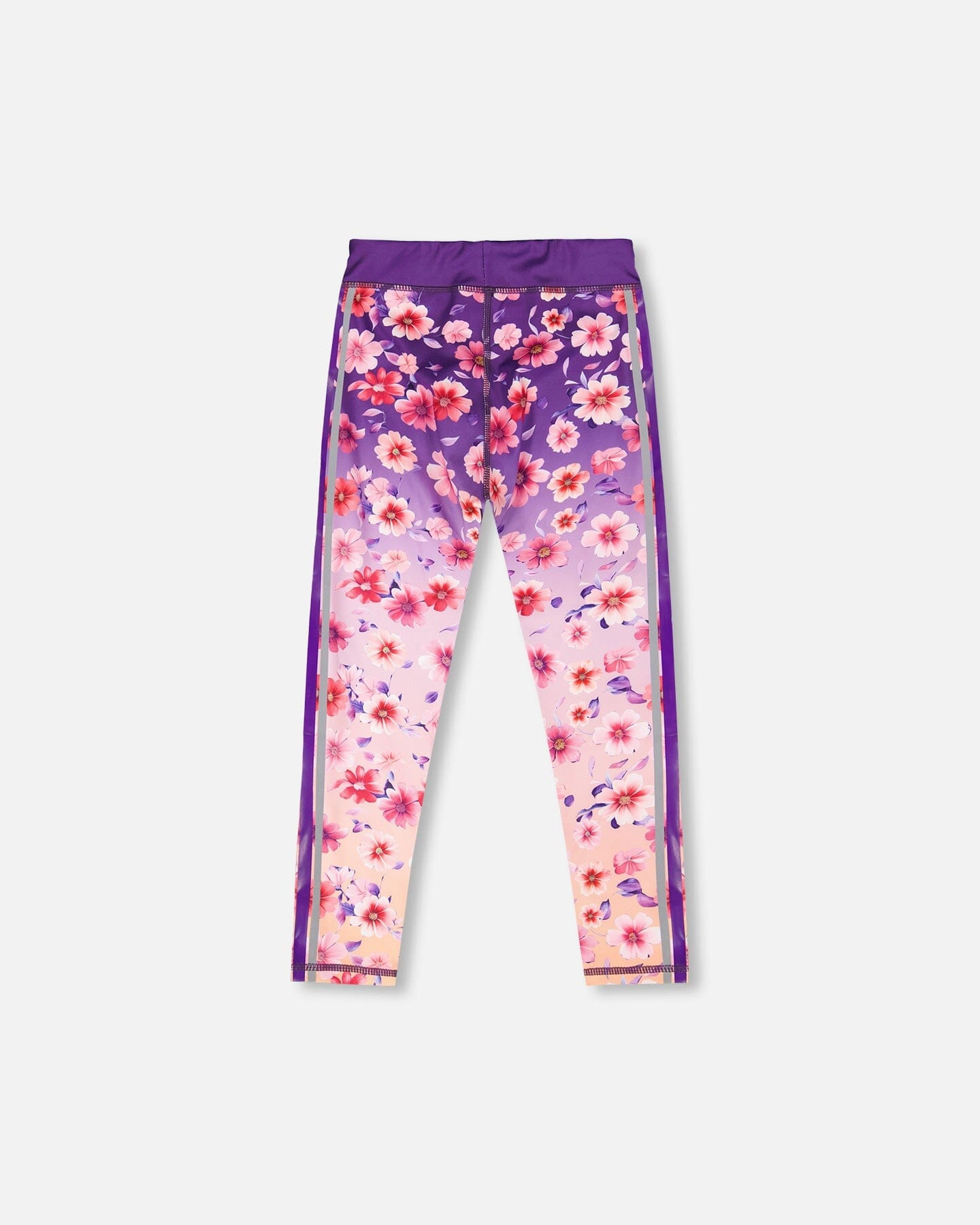 Deux par Girls Athletic Leggings Recycled Polyester Floral Gradient