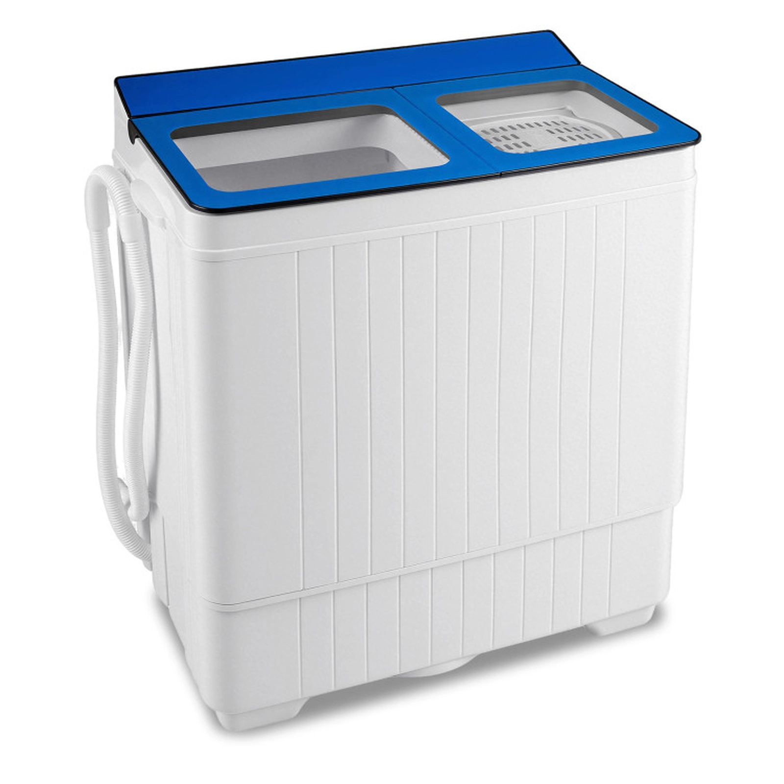 SUGIFT Blue 18-lb Wash 8-lb Spin Twin Tub Portable Washing Machine with Faucet Clip and Lint Filter