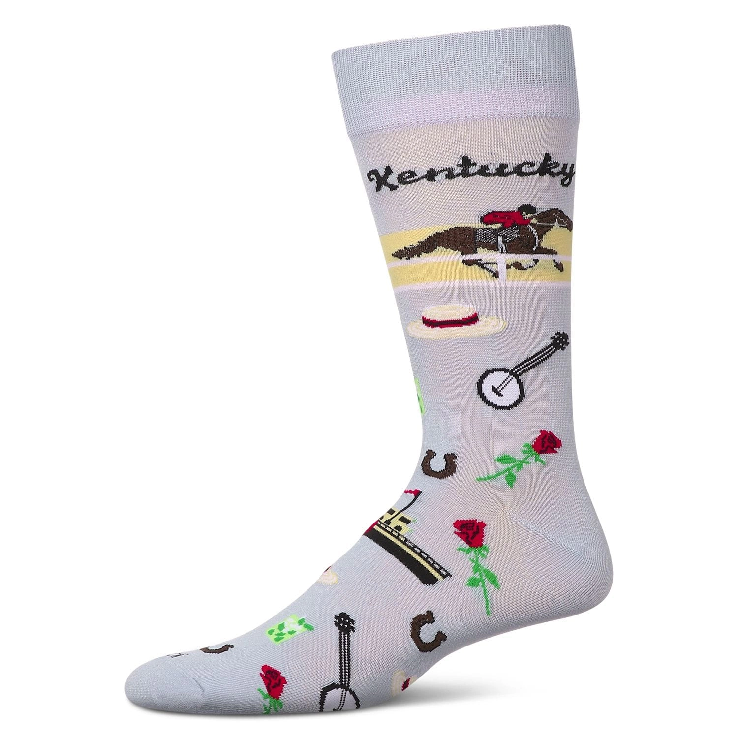 MeMoi Men's Kentucky Rayon From Bamboo Crew Socks