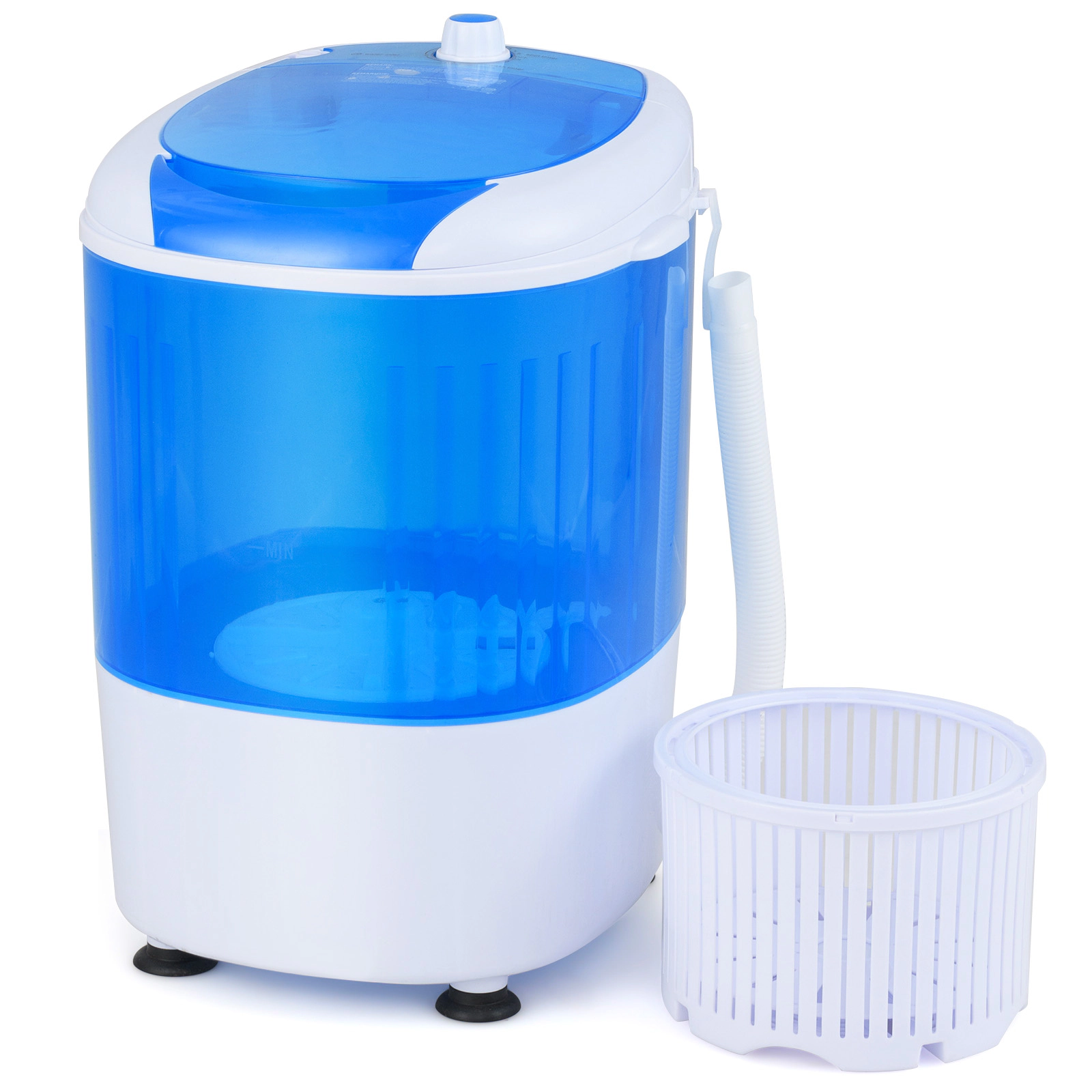 LJG 5.5 lbs Portable Semi Auto Washing Machine for Small Space