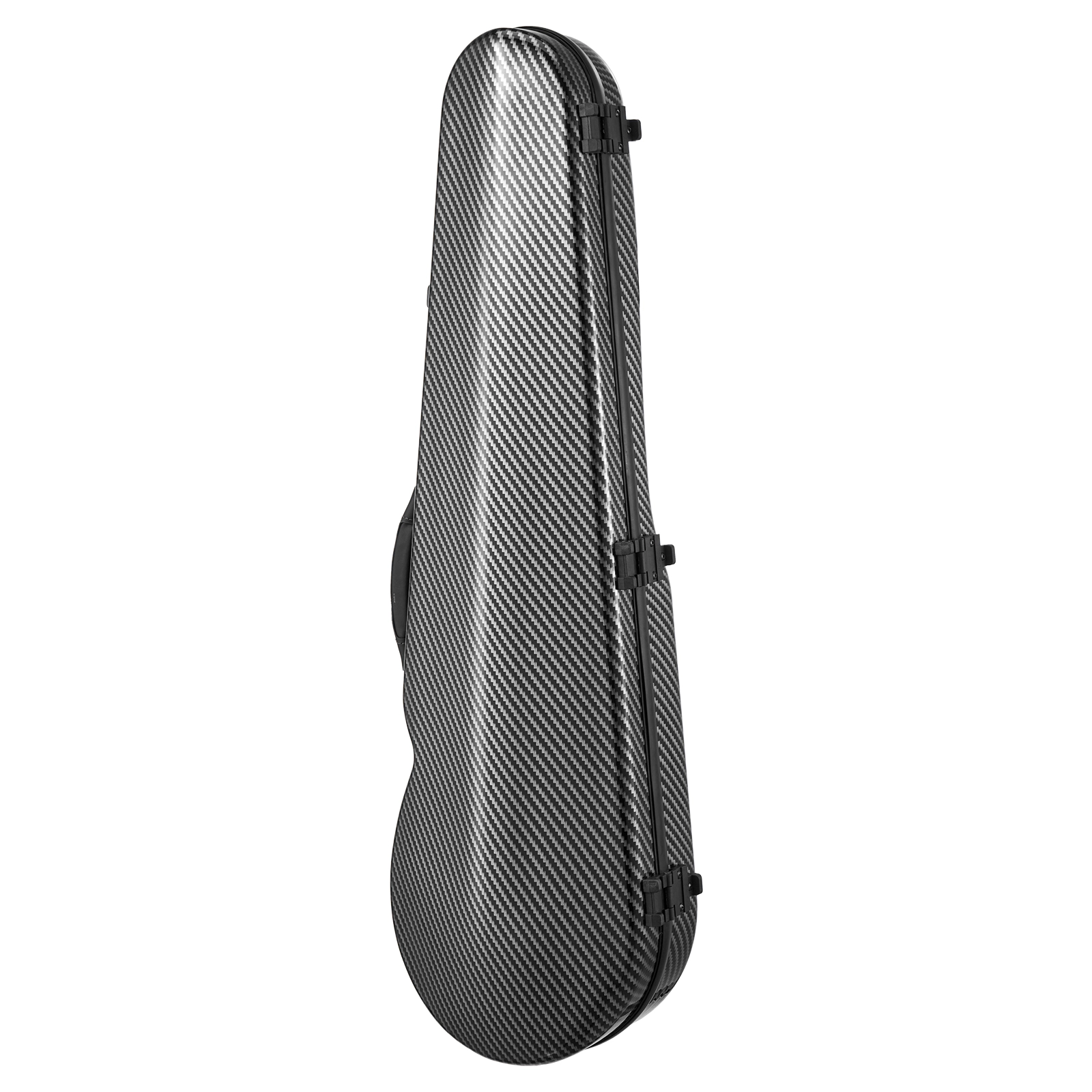 HONGGE 4/4 Full Size Violin Case, Built-in Hygrometer, Lightweight Portable Travel Carrying Bag, with Plush Lining