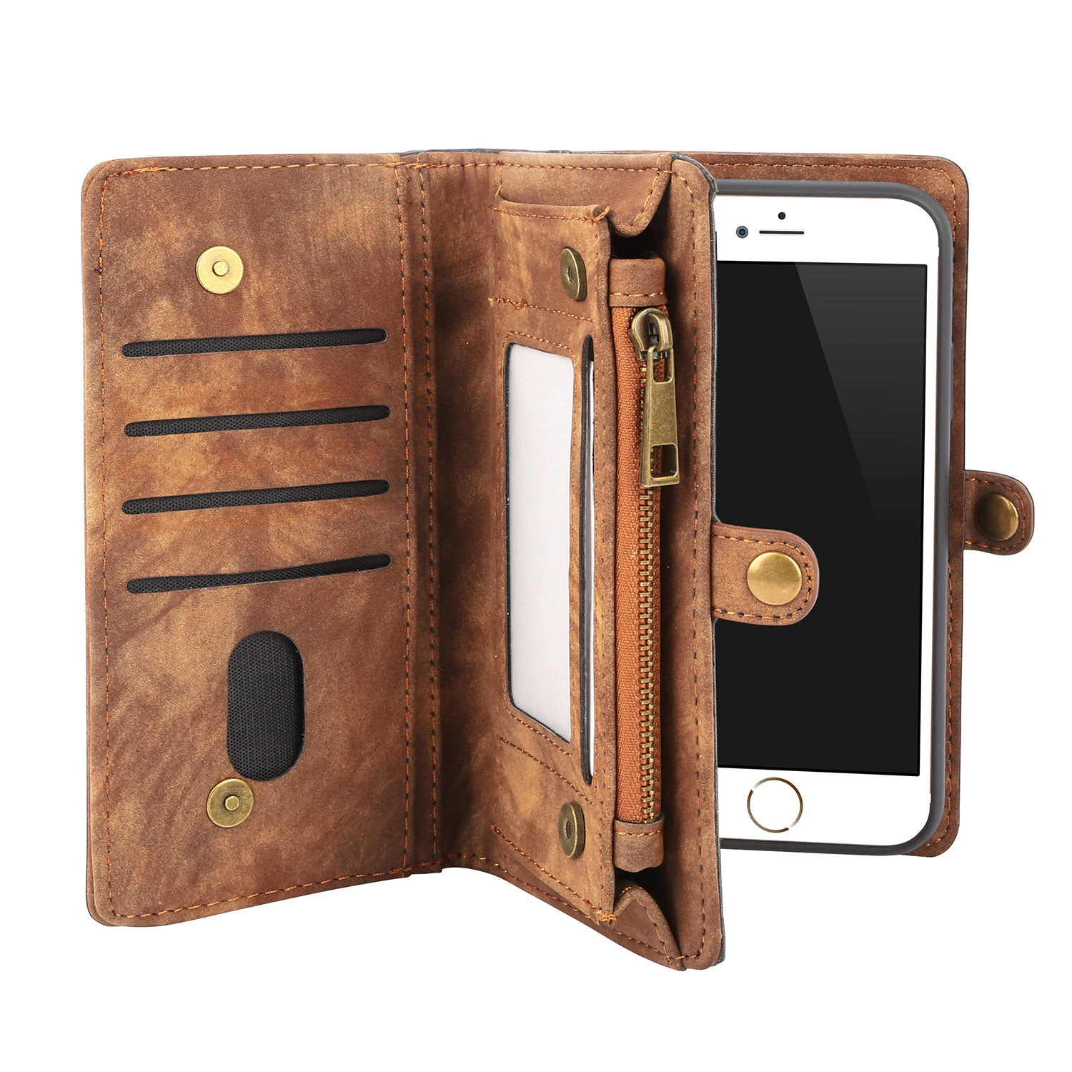 GBruno Faux Leather 2-in-1 Wallet Case For IPhone 6s